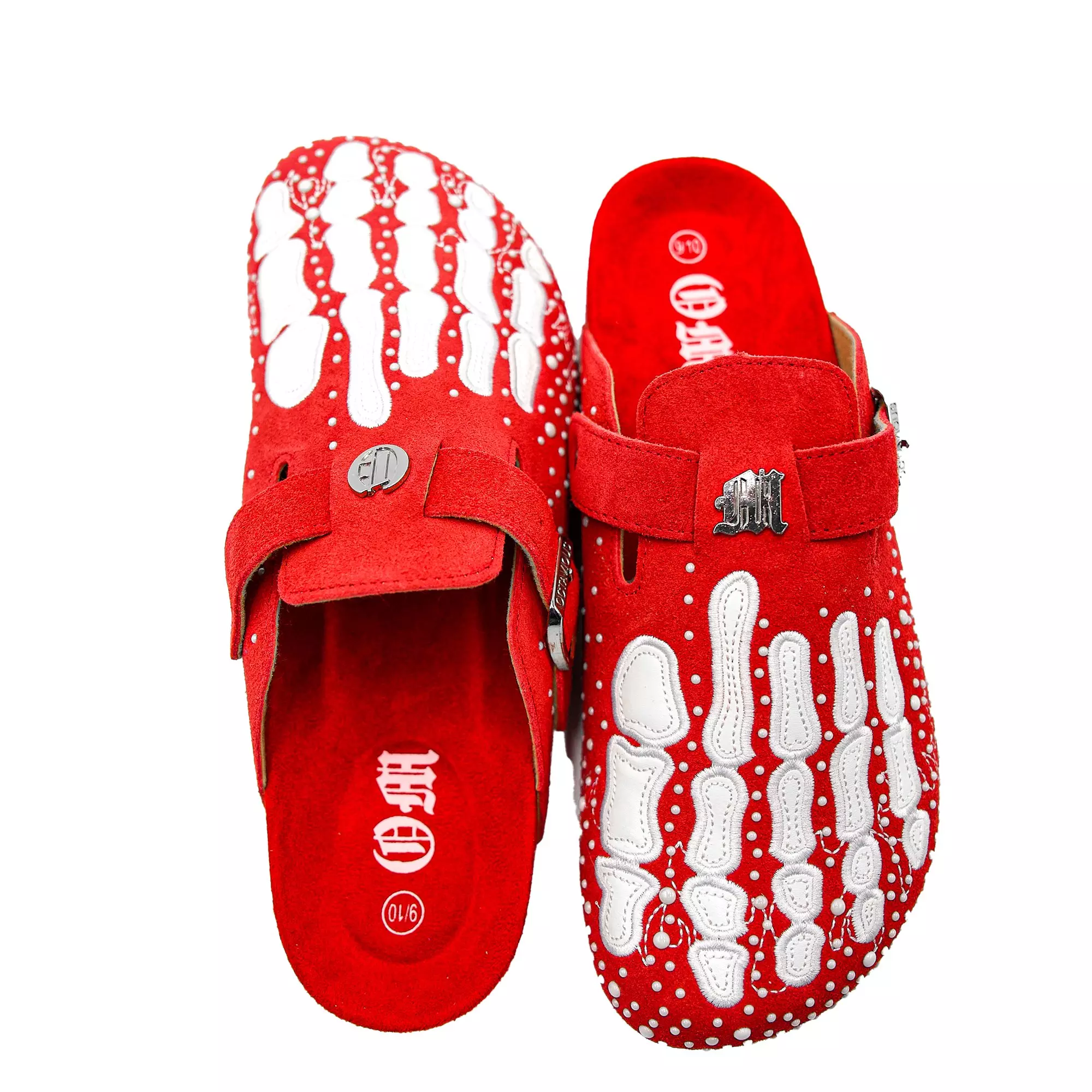 Octavious Marks "Red Pearl" Unisex Clog - RED/WHITE