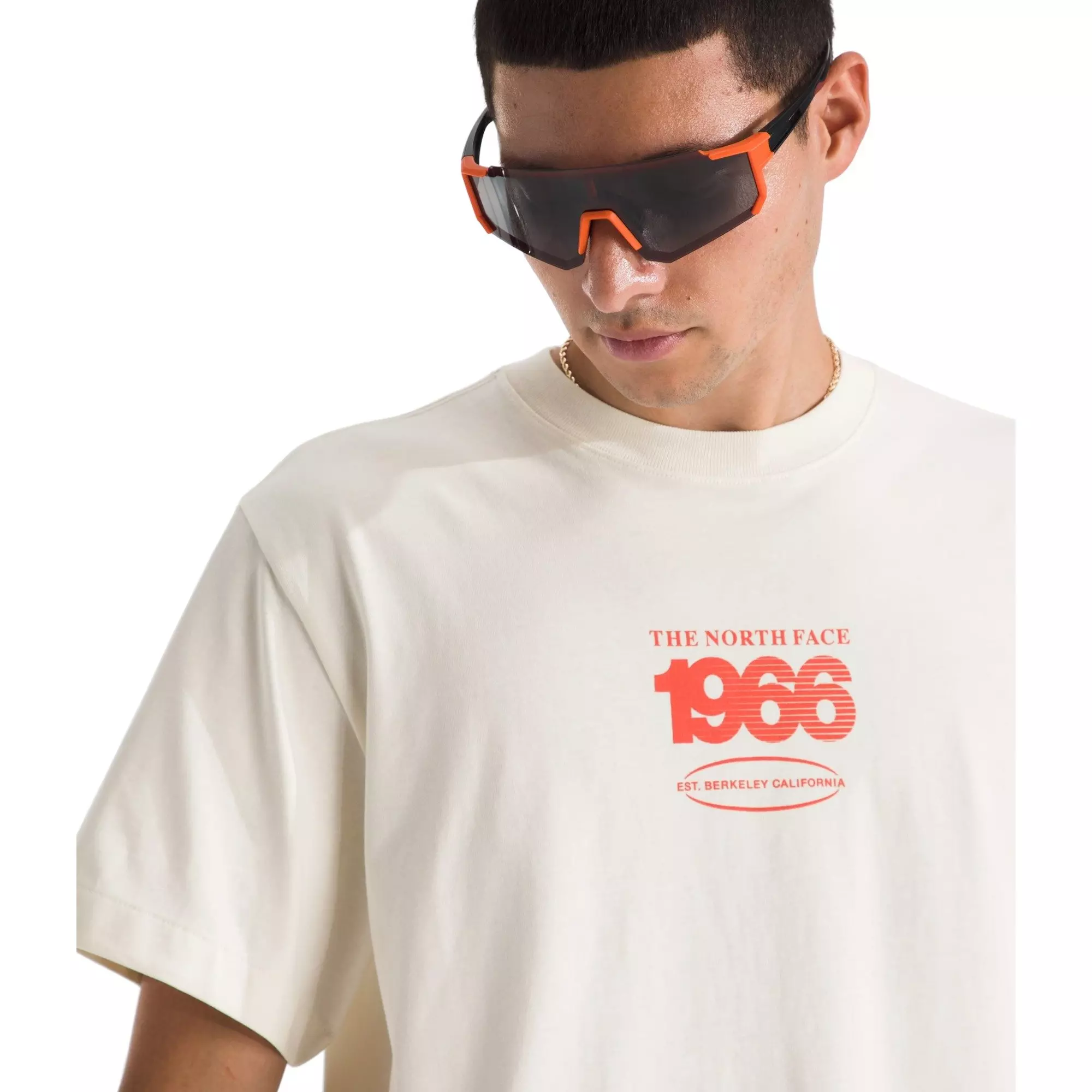The North Face Men's Track Relaxed Graphic Tee - OFF-WHITE