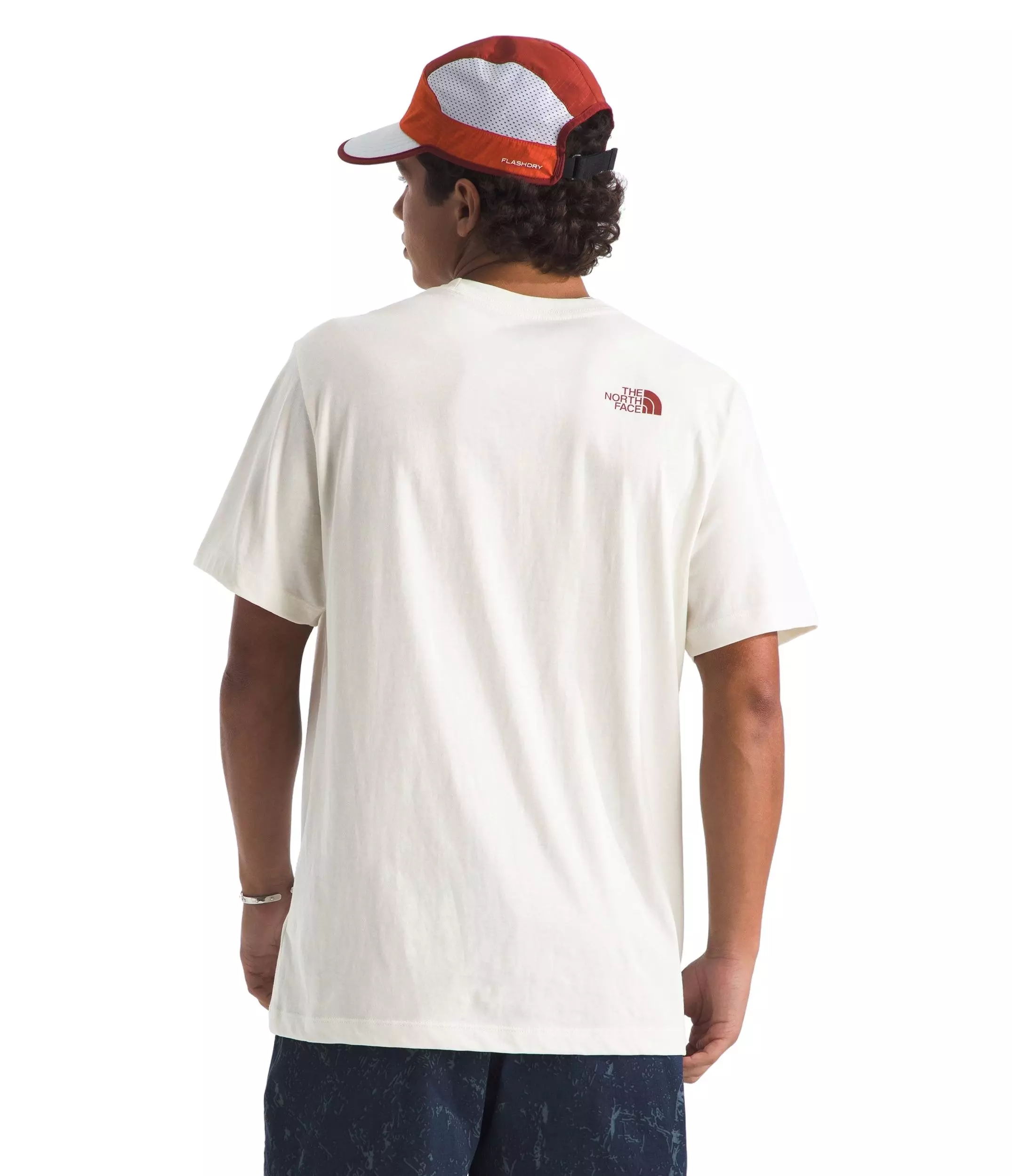 The North Face Men's Indigo Illusion Graphic Tee - White Dune - OFF-WHITE