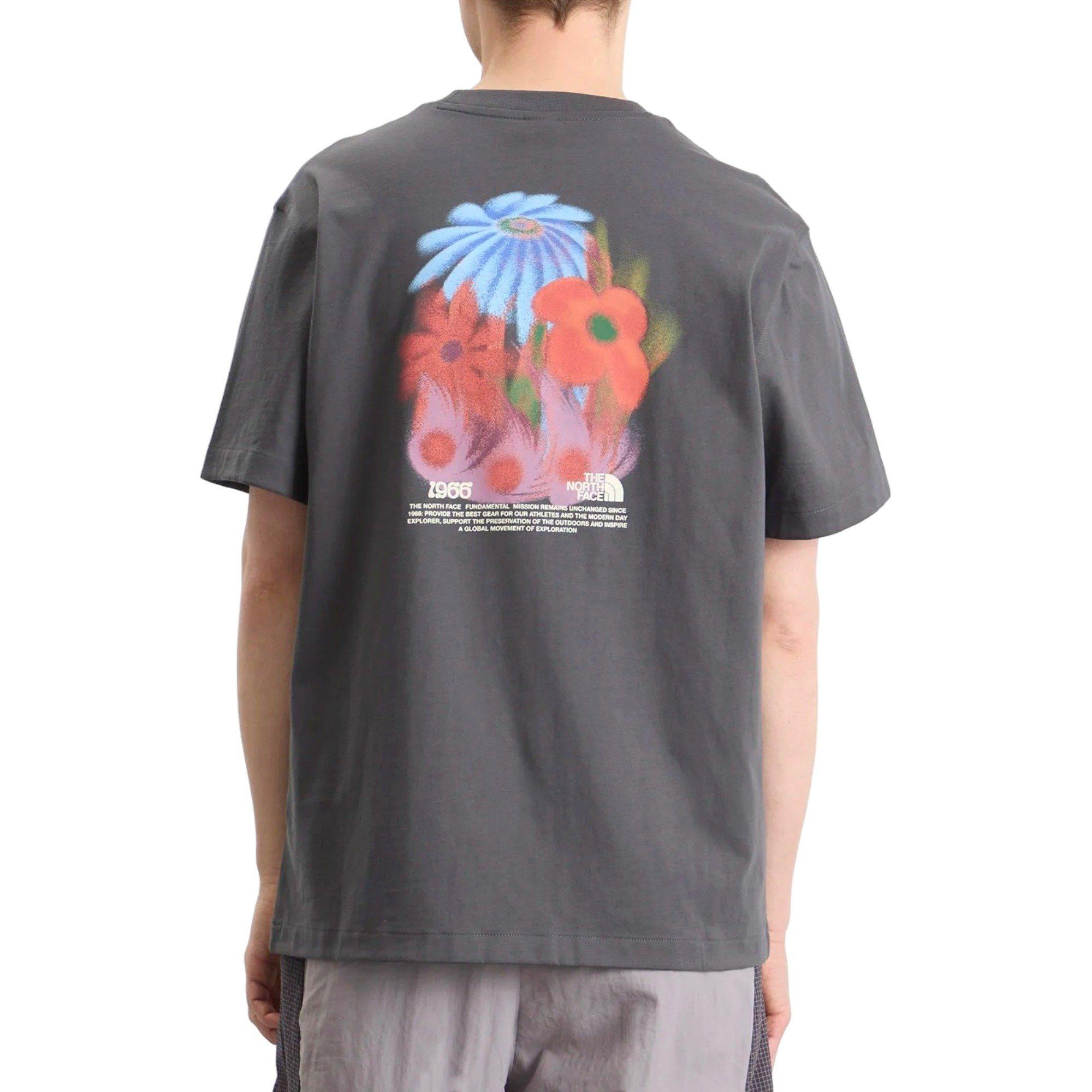 The North Face Men's 1966 Flora Relaxed Graphic Tee - DARK GREY Thumbnail View 2