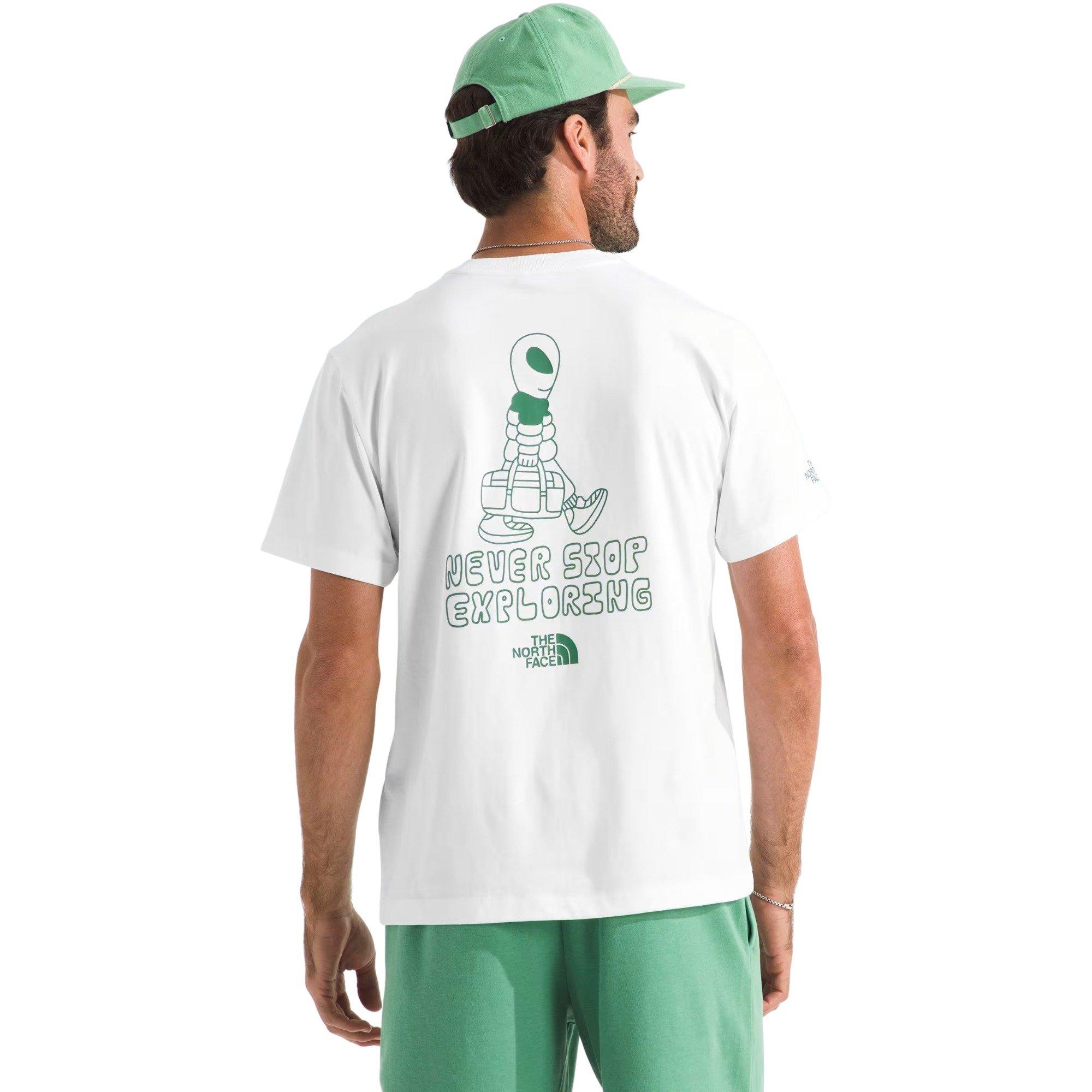 The North Face Men's Relaxed Alien Graphic Tee - WHITE Thumbnail View 2