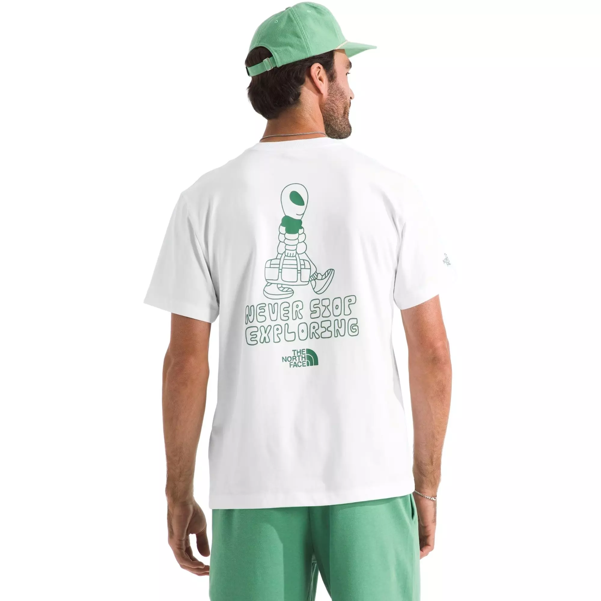 The North Face Men's Relaxed Alien Graphic Tee - WHITE