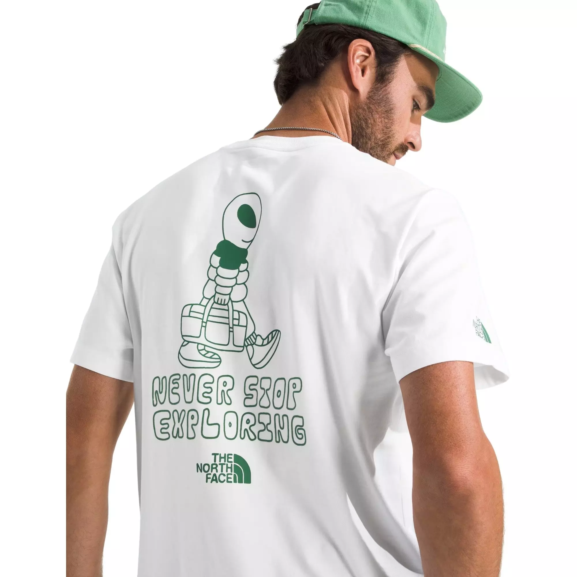 The North Face Men's Relaxed Alien Graphic Tee - WHITE