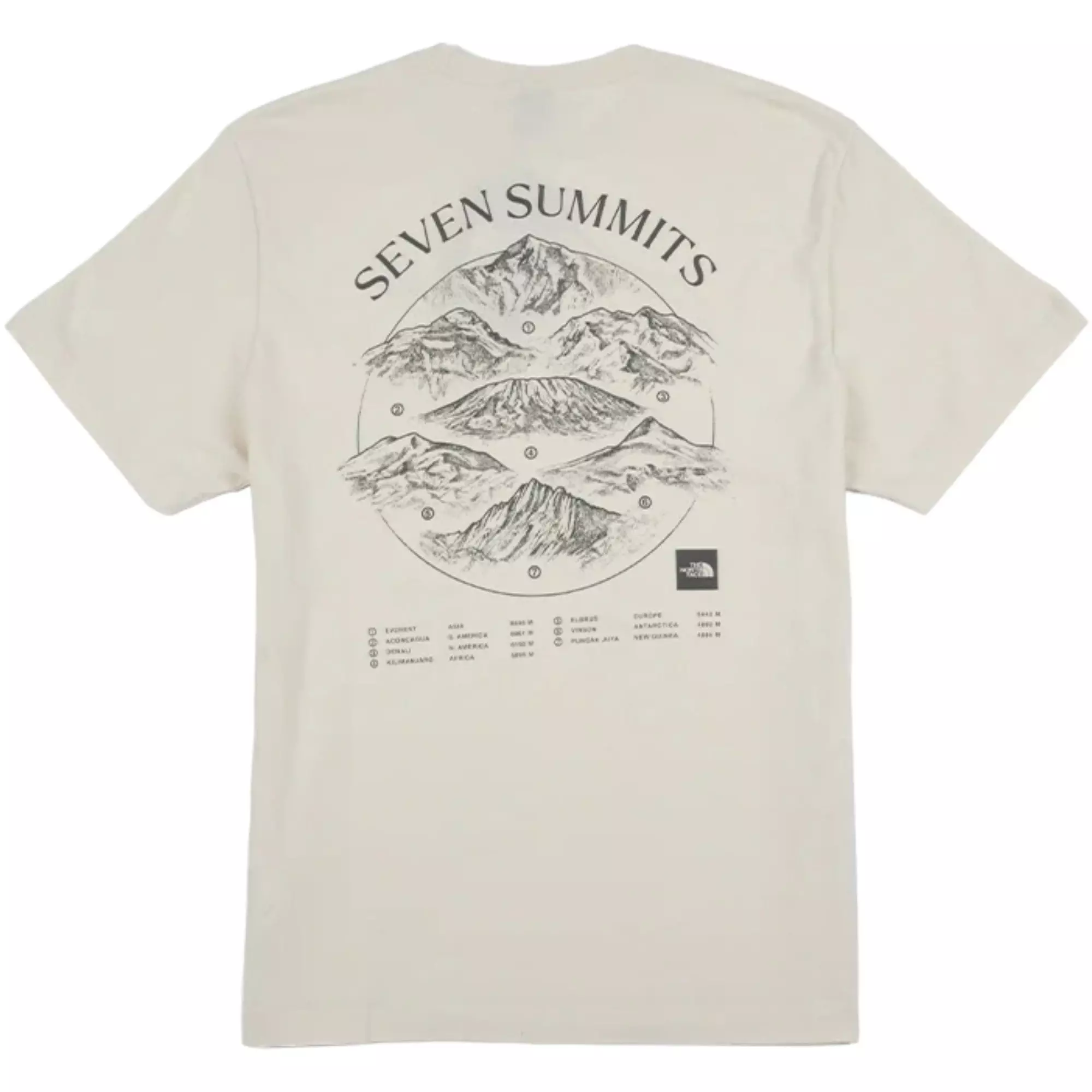 The North Face Men's Places We Love Seven Summits Tee - OFF-WHITE