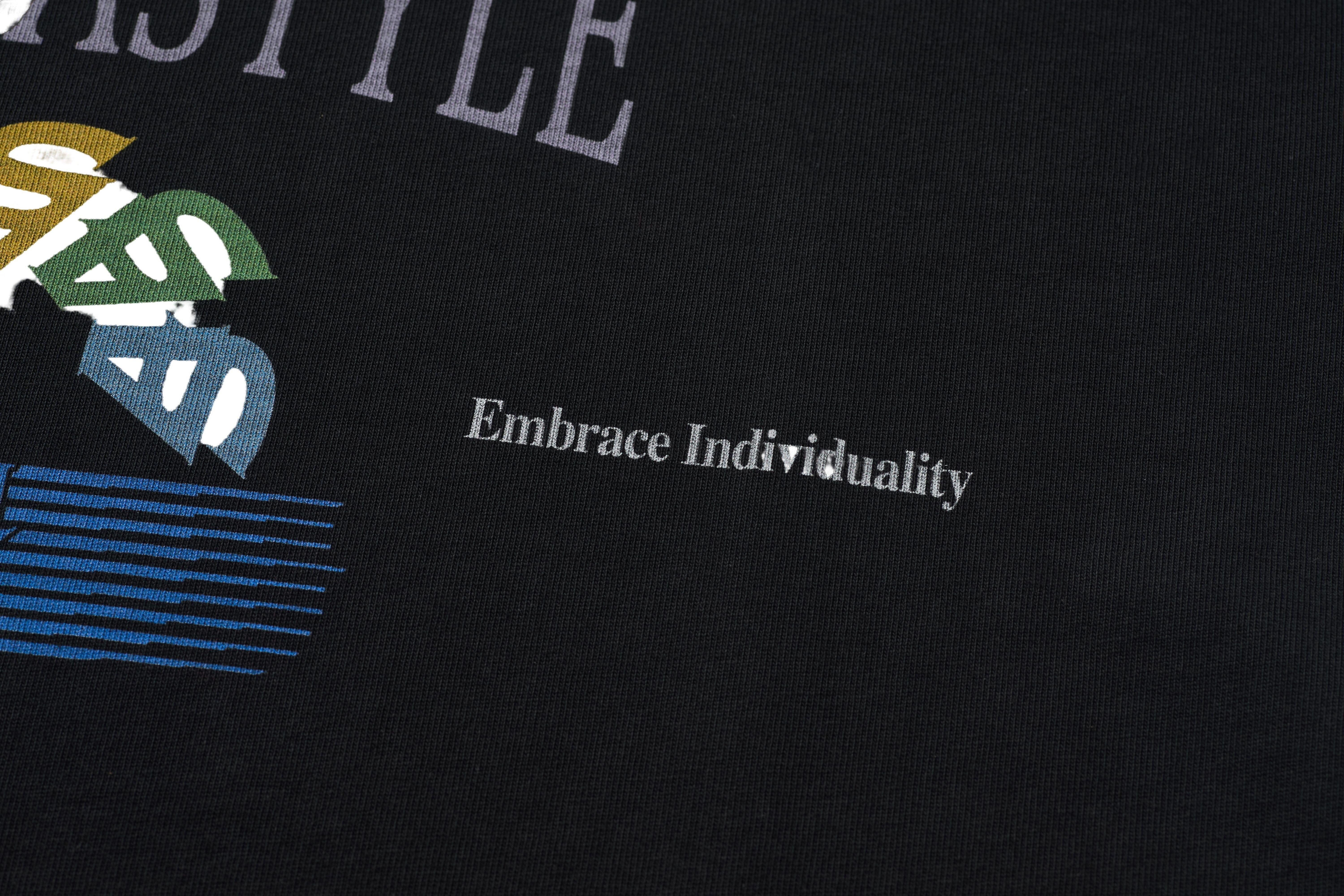 Alpha Style Men's United Epic Tee - Black - BLACK Thumbnail View 12