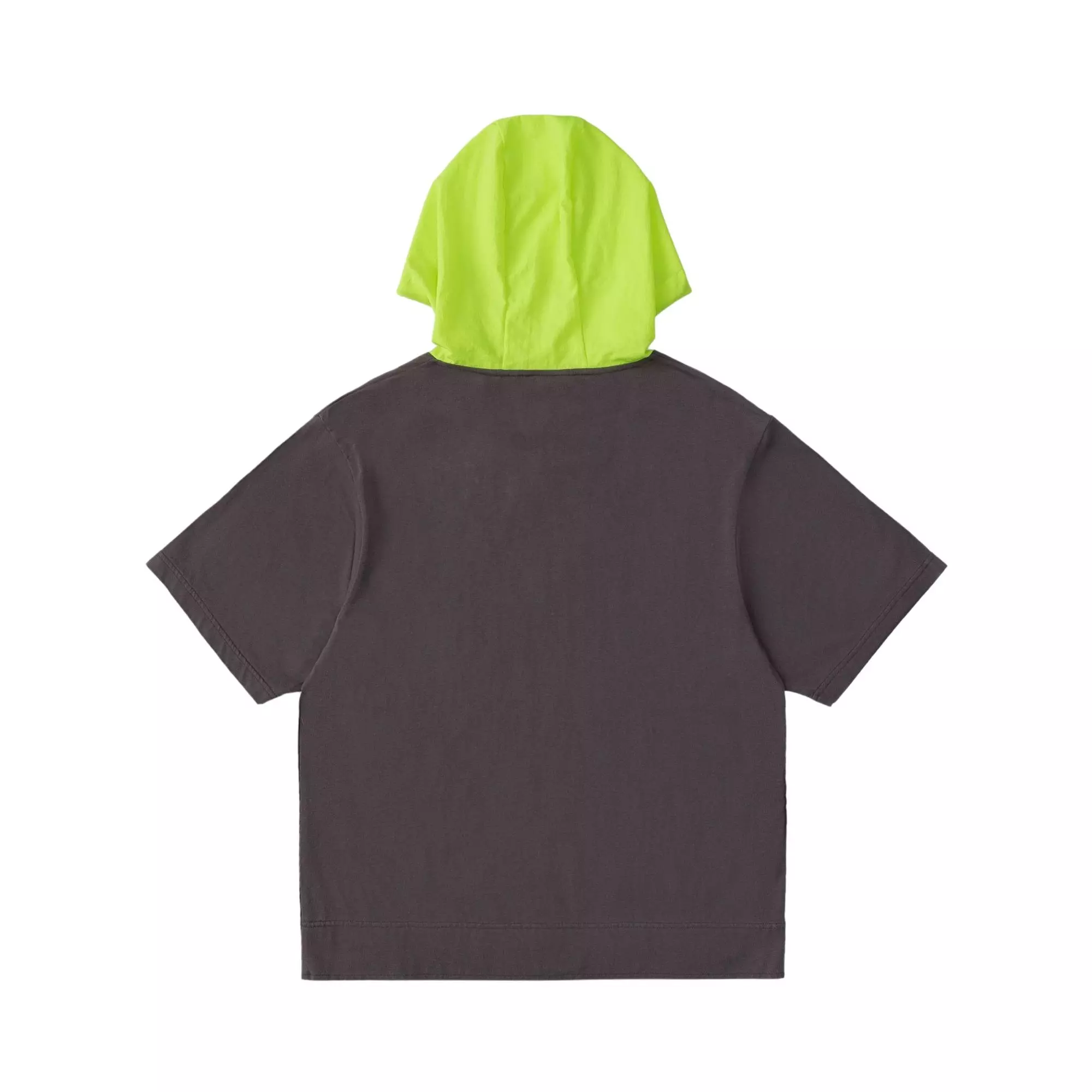 Alpha Style Men's Chris Hooded Tee - Dark Grey - DARK GREY