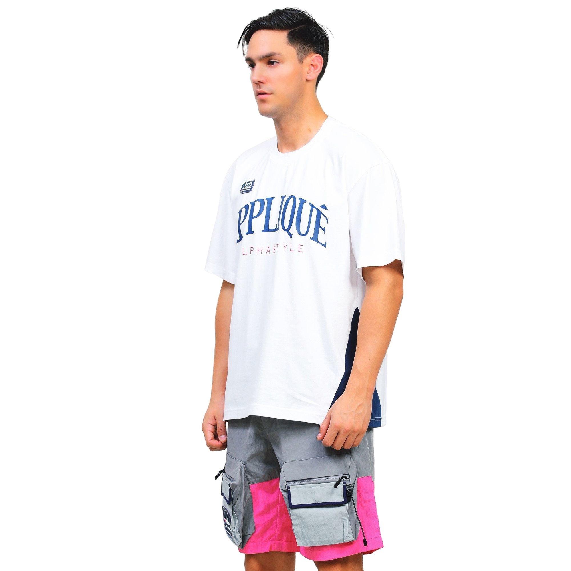 Alpha Style Men's Frank Vintage Print Tee - WHITE Thumbnail View 4