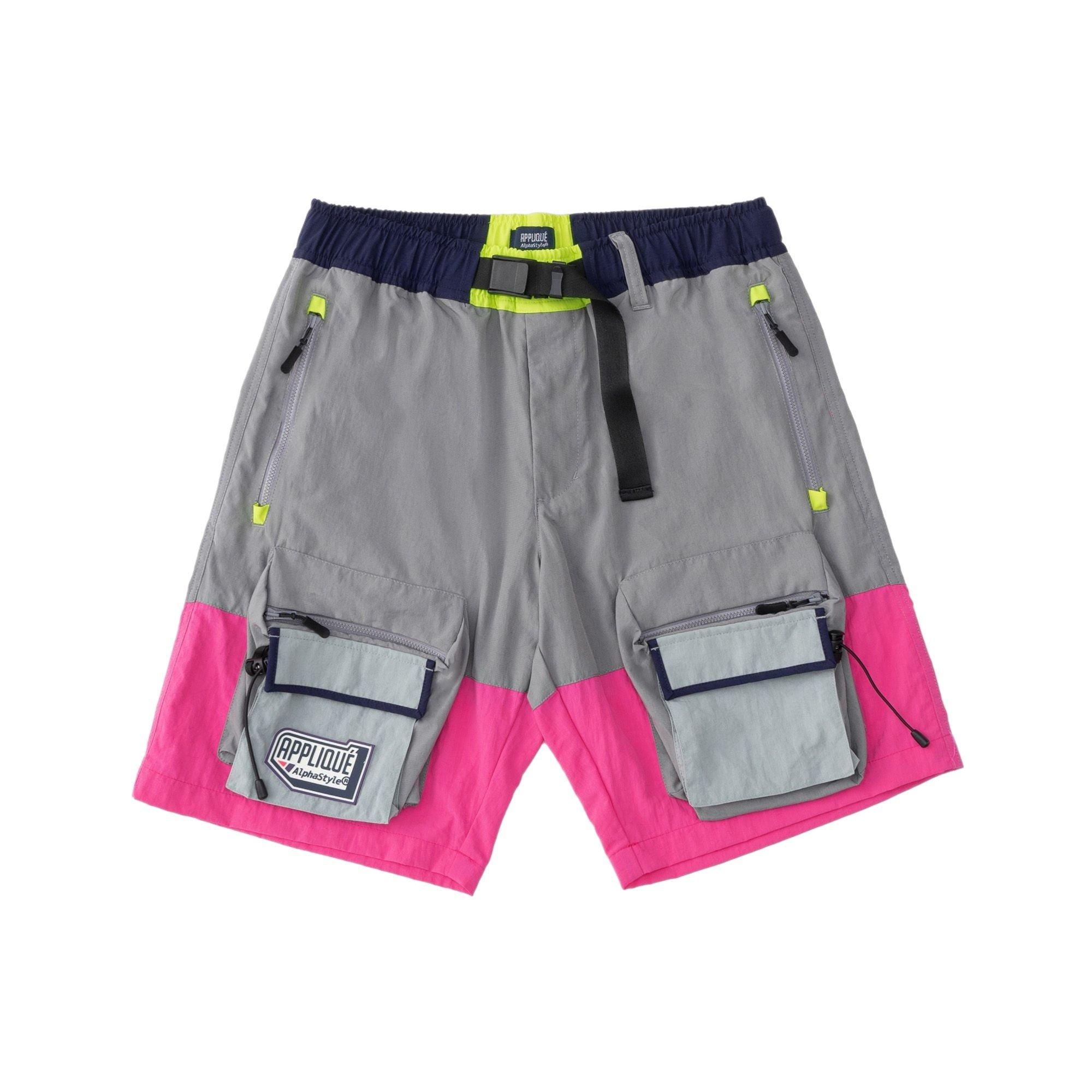 Alpha Style Men's Mervin Outdoor Shorts - Grey - GREY Thumbnail View 3