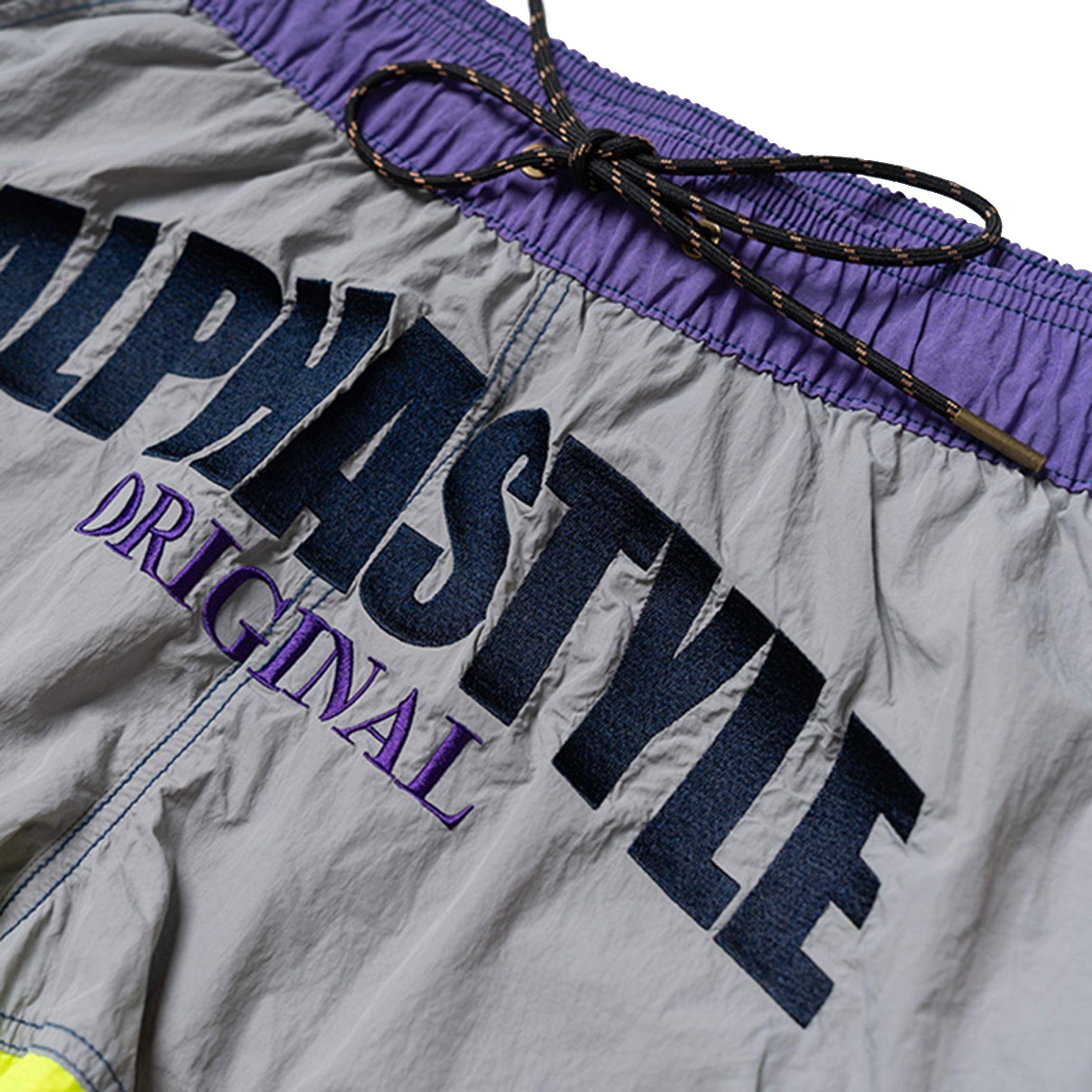 Alpha Style Men's Slade Multi Pocket Shorts - Grey - GREY Thumbnail View 10