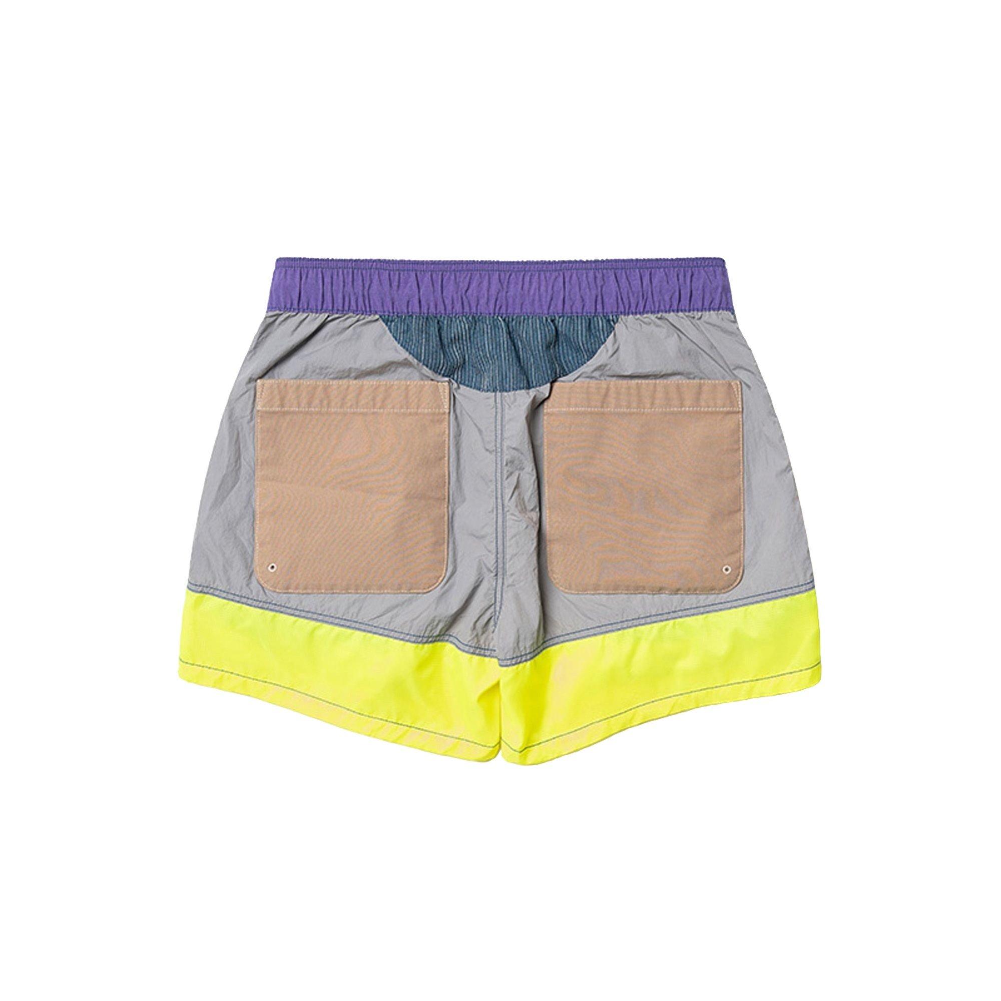 Alpha Style Men's Slade Multi Pocket Shorts - Grey - GREY Thumbnail View 7