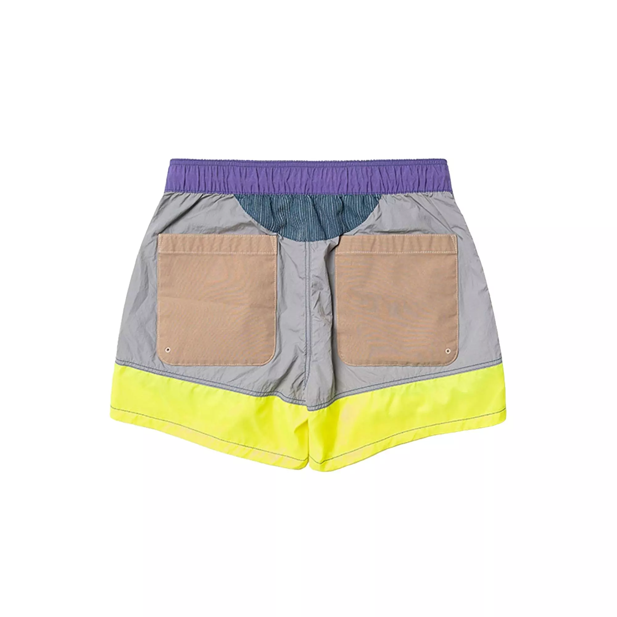 Alpha Style Men's Slade Multi Pocket Shorts - Grey - GREY