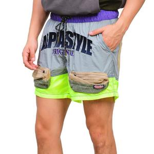 Alpha Style Men's Slade Multi Pocket Shorts - Grey
