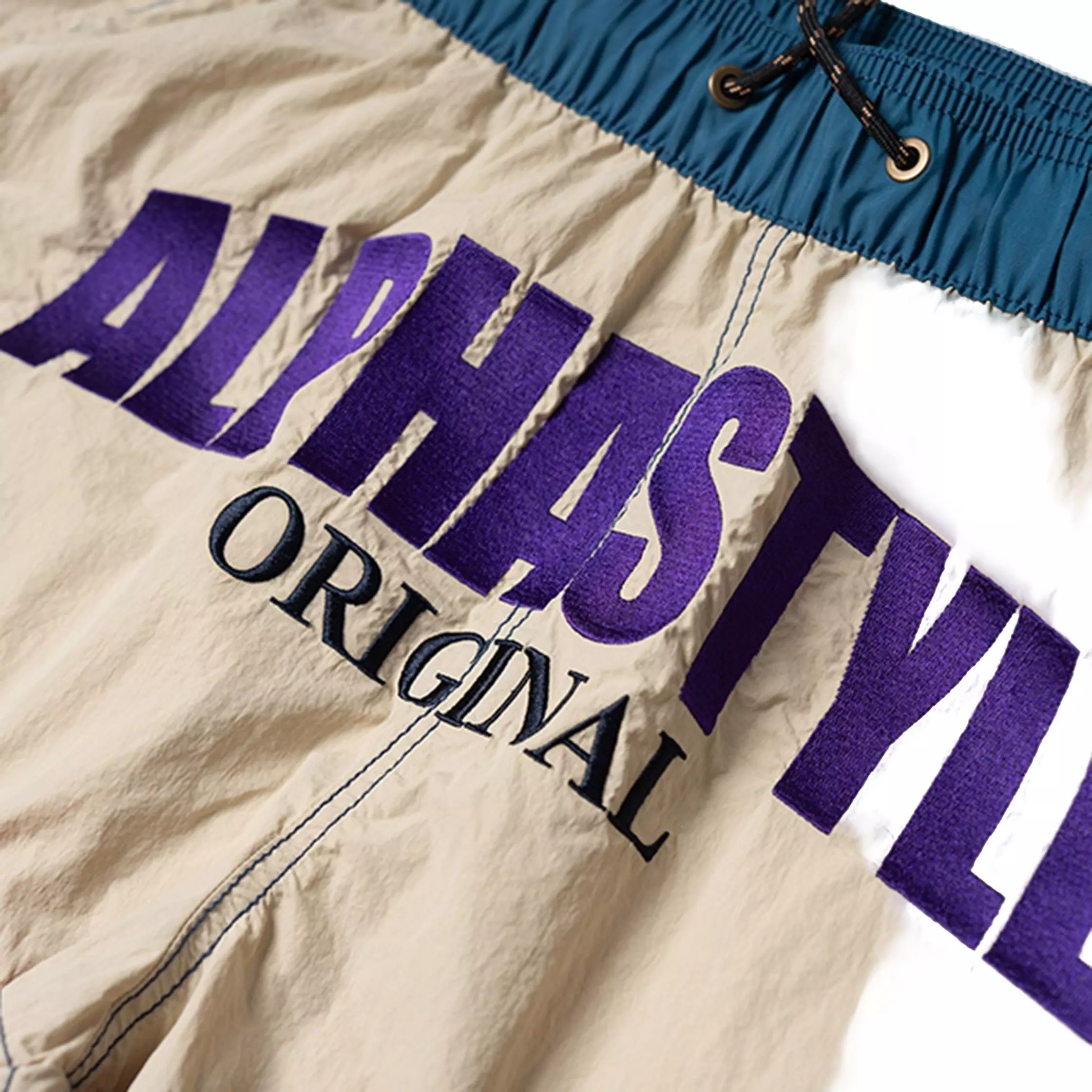 Alpha Style Men's Slade Multi Pocket Shorts - Khaki - KHAKI