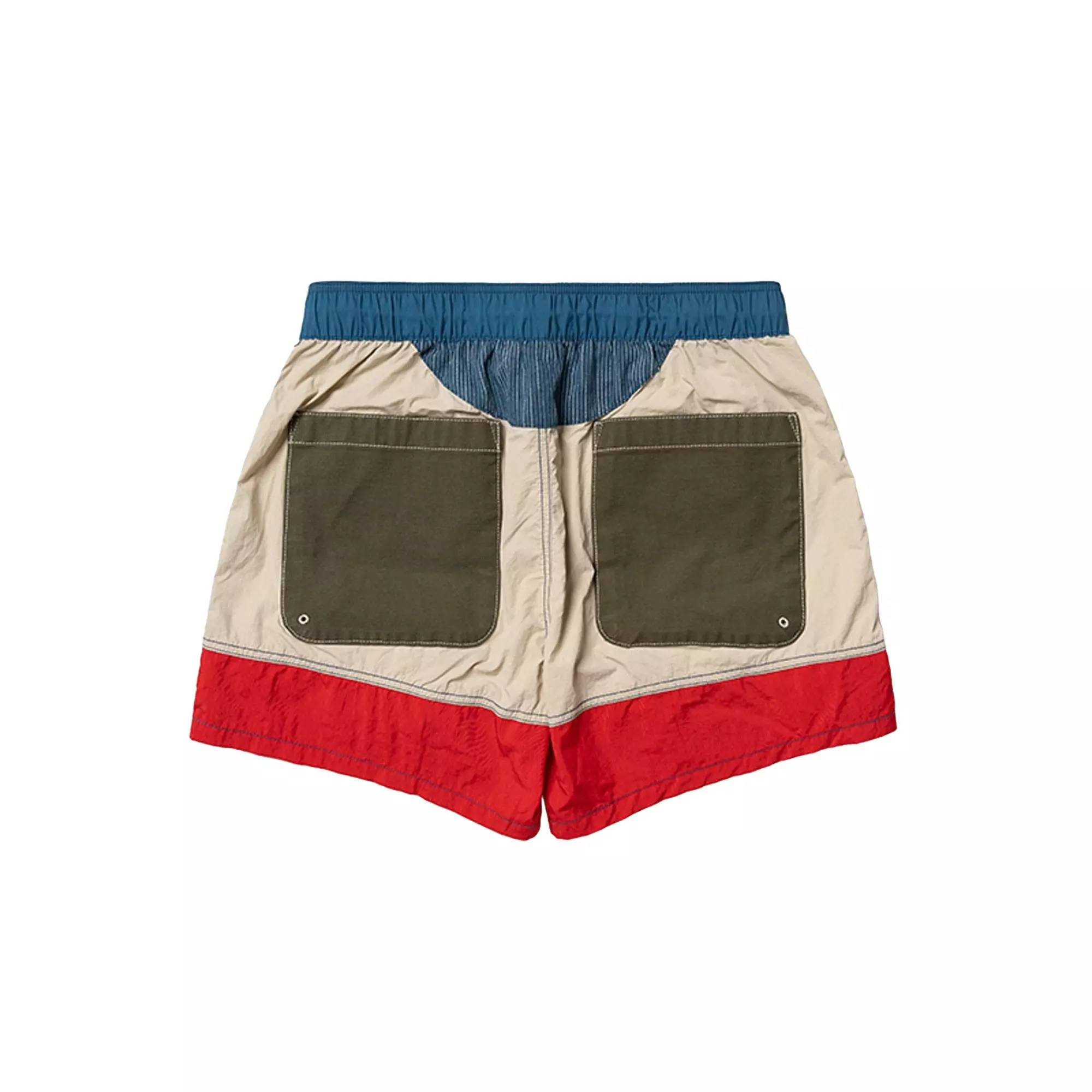 Alpha Style Men's Slade Multi Pocket Shorts - Khaki - KHAKI