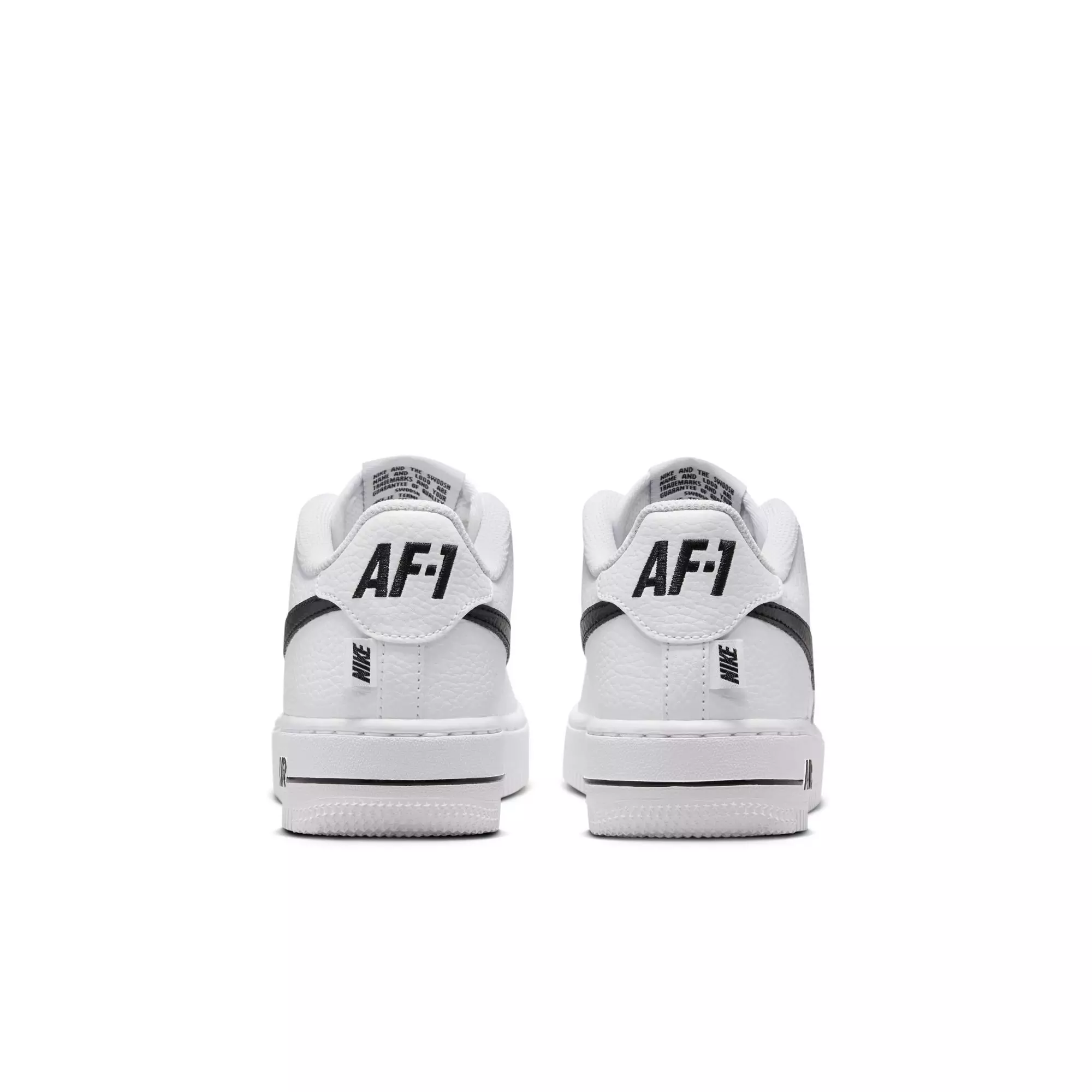 Nike Air Force 1 Low "White/Black" Grade School Boys' Shoe - WHITE/BLACK