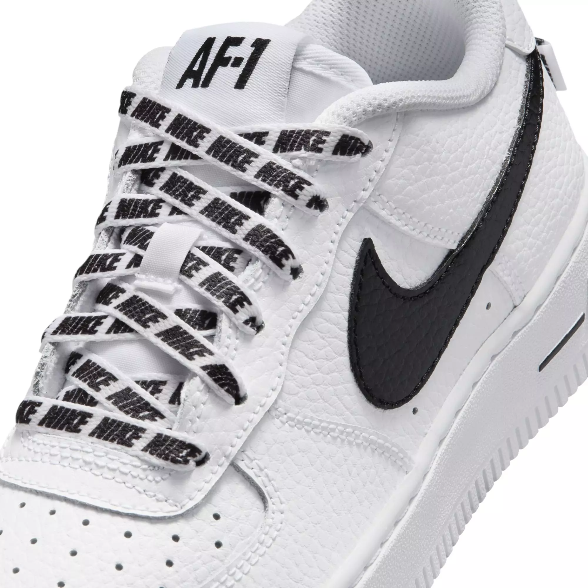 Nike Air Force 1 Low "White/Black/Black" Grade School Boys' Shoe - WHITE/BLACK/BLACK