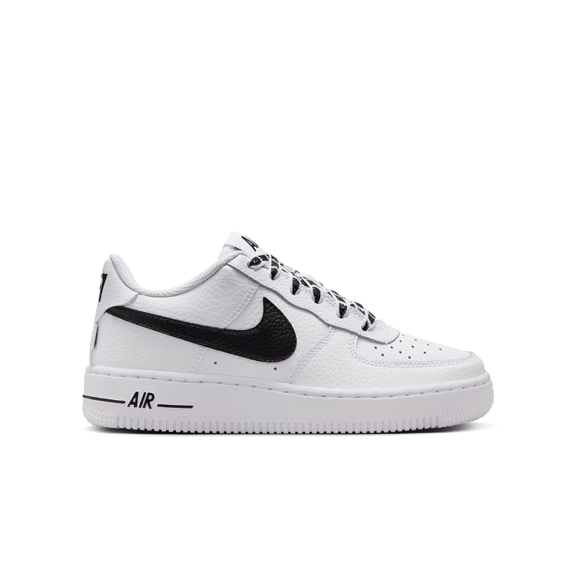 Nike Air Force 1 Low "White/Black" Grade School Boys' Shoe - WHITE/BLACK Thumbnail View 1