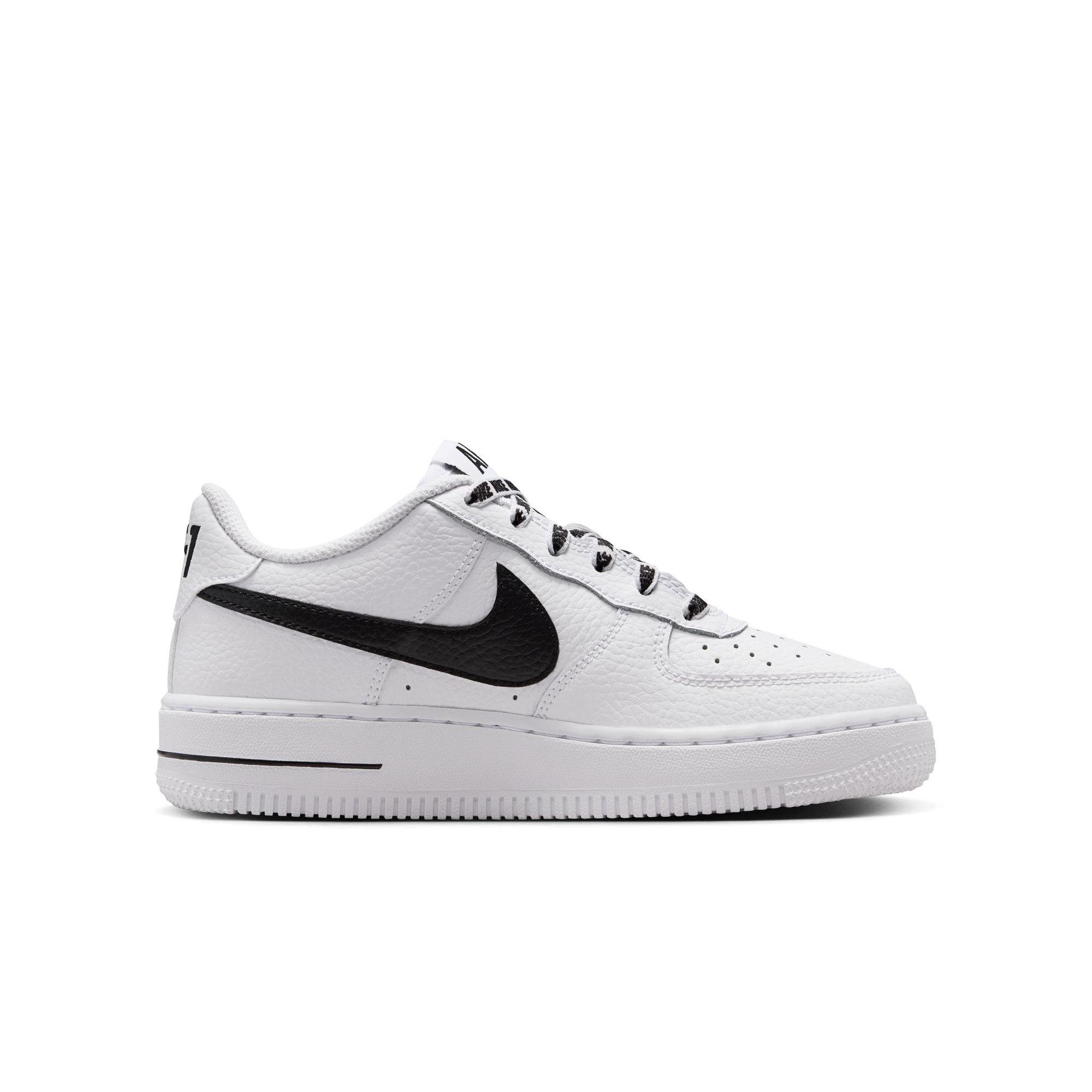 Nike Air Force 1 Low "White/Black" Grade School Boys' Shoe - WHITE/BLACK Thumbnail View 2