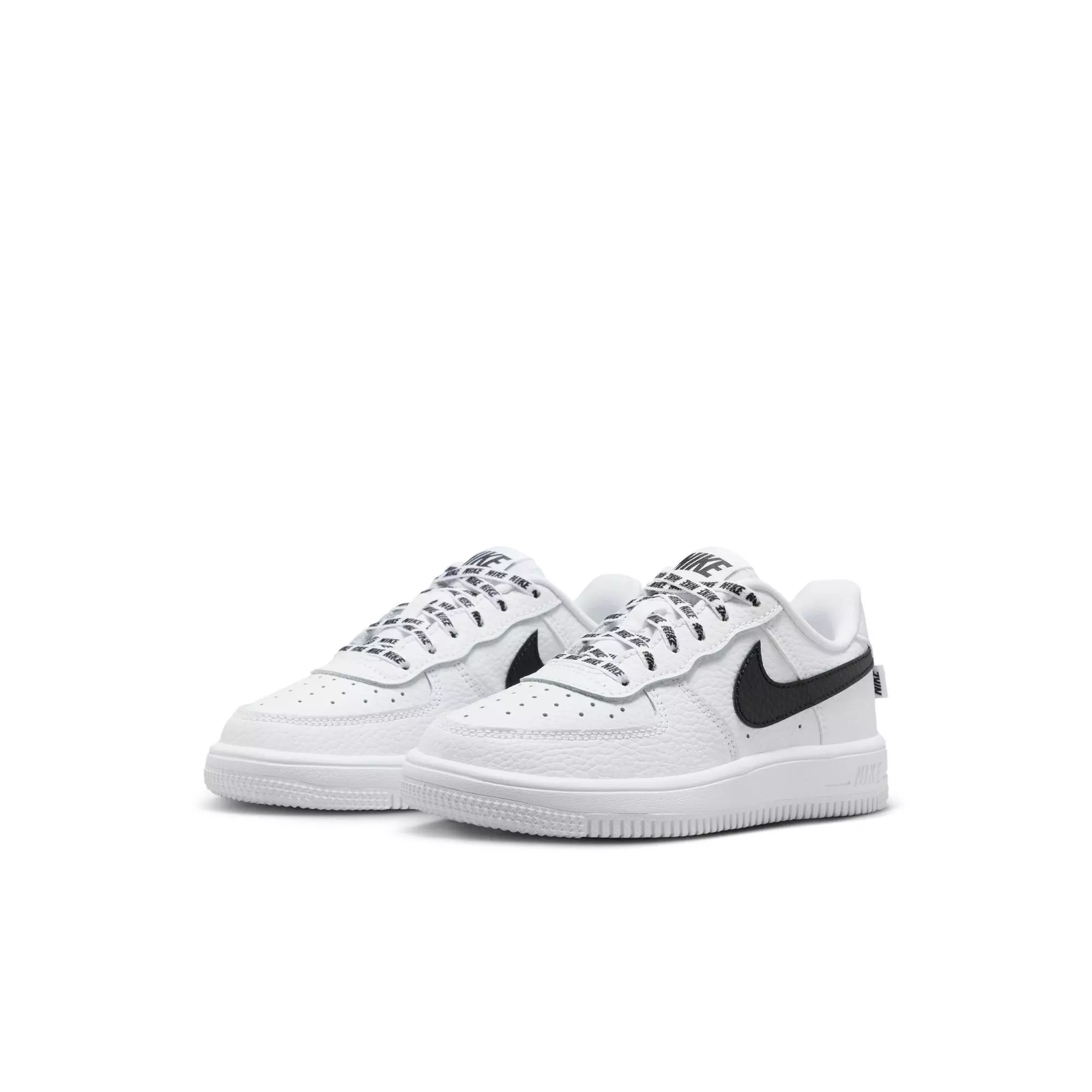 Nike Air Force 1 Low "White/Black" Preschool Boys' Shoe - WHITE/BLACK