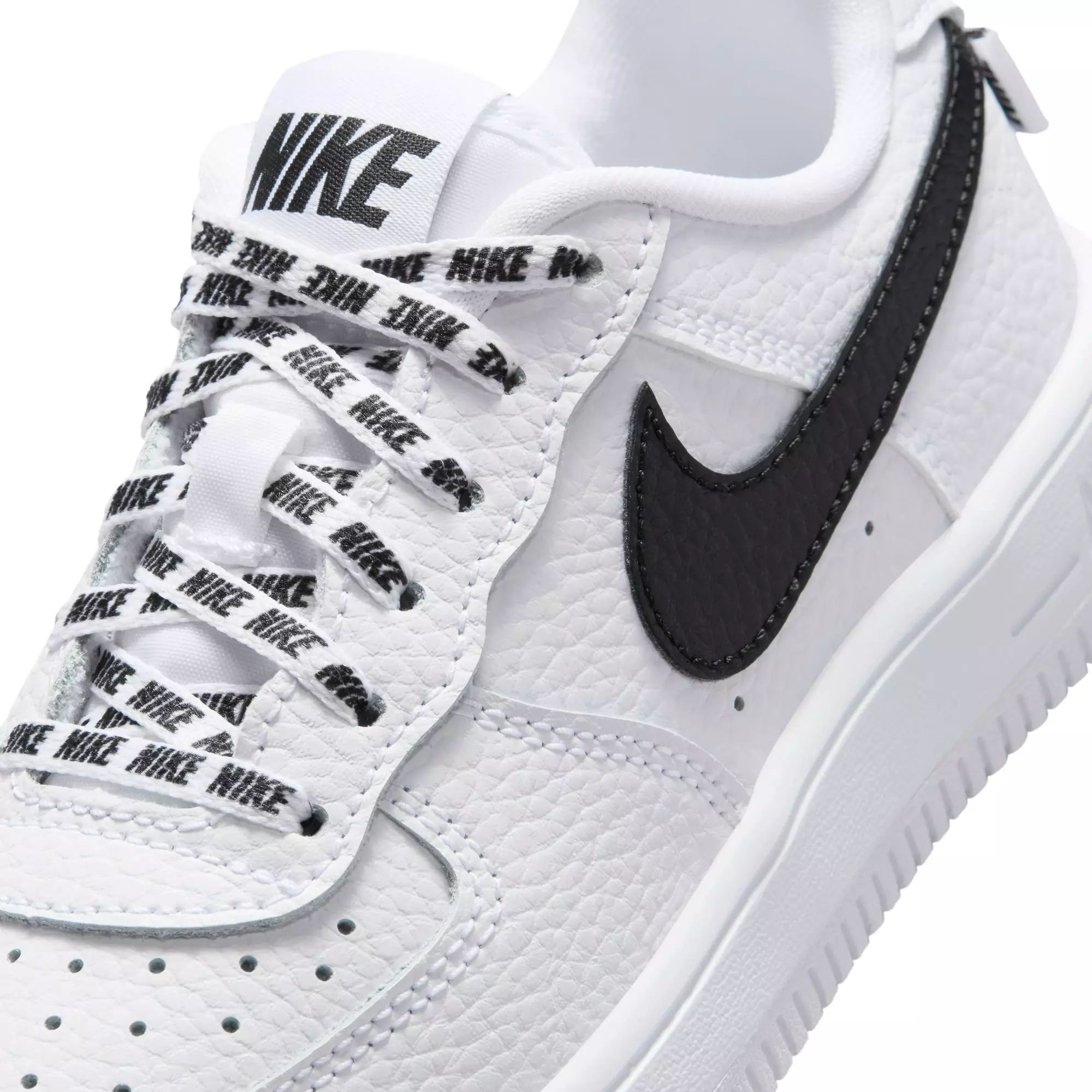 Nike Air Force 1 Low "White/Black" Preschool Boys' Shoe - WHITE/BLACK
