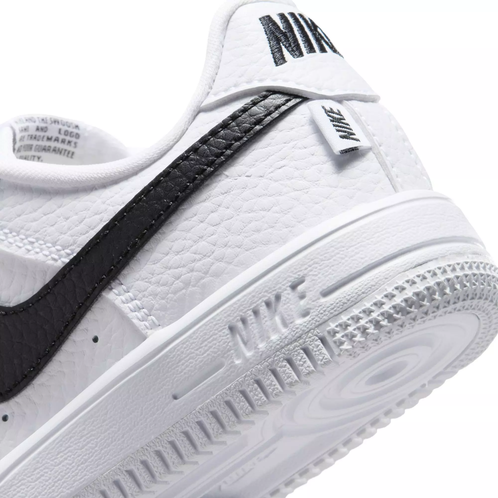 Nike Air Force 1 Low "White/Black" Preschool Boys' Shoe - WHITE/BLACK