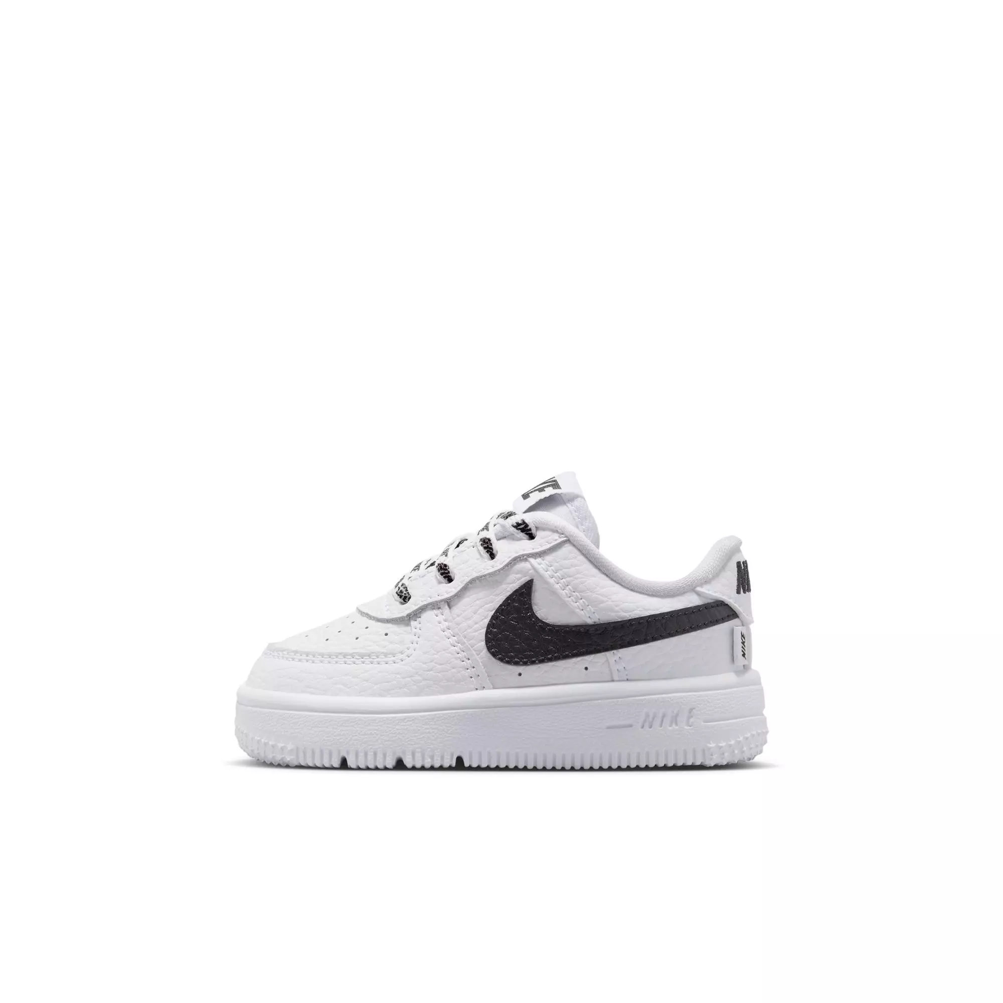 Nike Air Force 1 "White/Black" Toddler Boys' Shoe - WHITE/BLACK