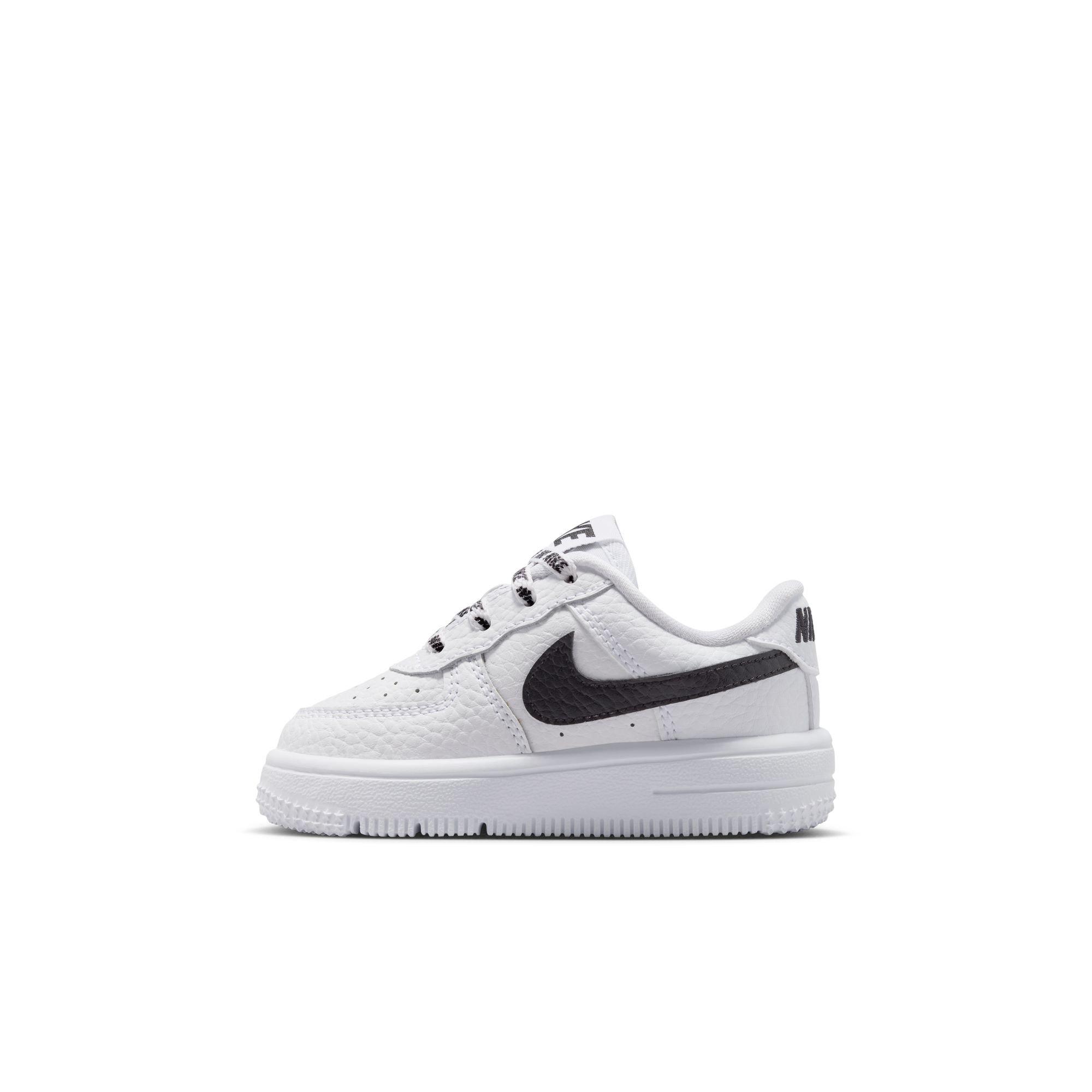 Nike Air Force 1 "White/Black" Toddler Boys' Shoe - WHITE/BLACK Thumbnail View 4