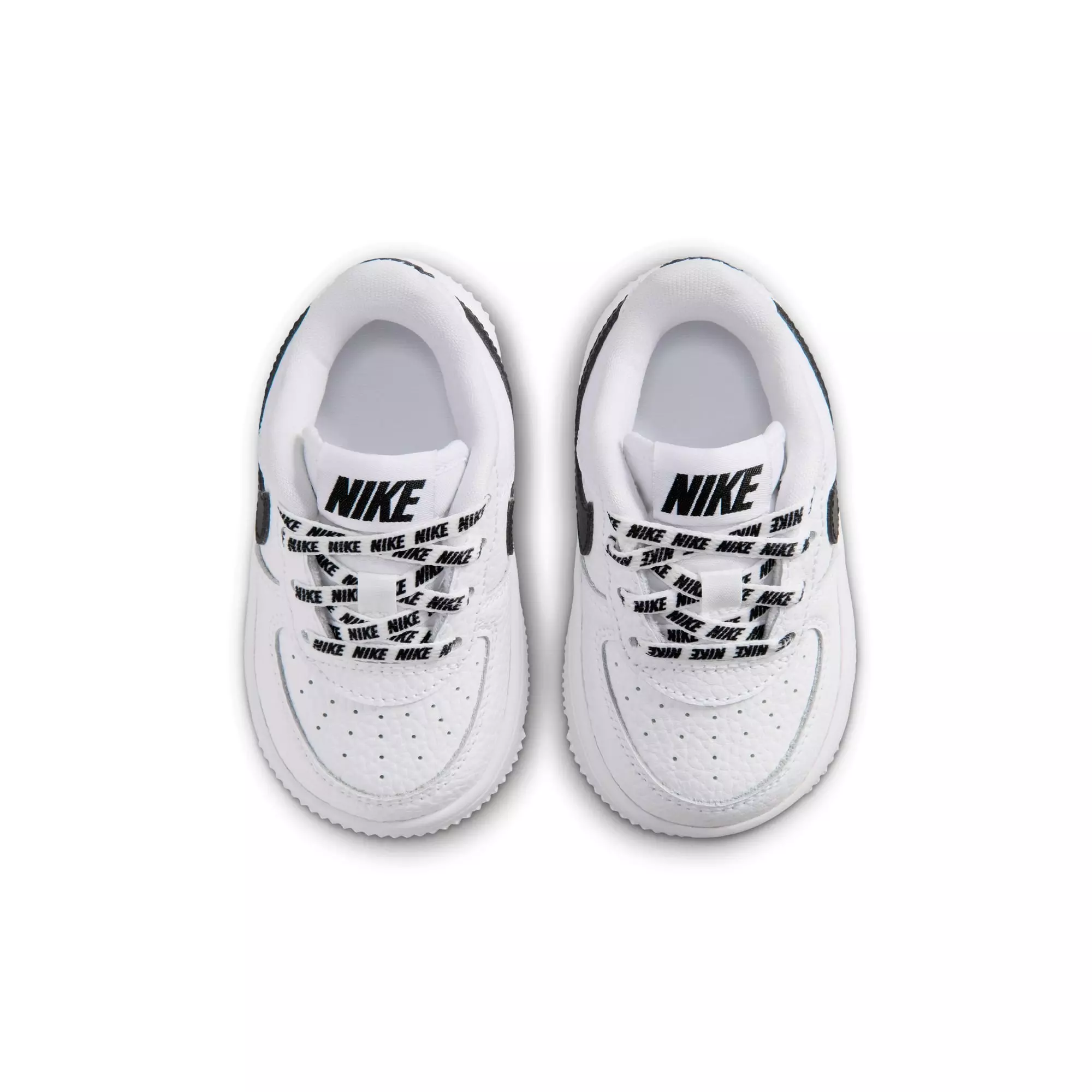 Nike Air Force 1 "White/Black" Toddler Boys' Shoe - WHITE/BLACK