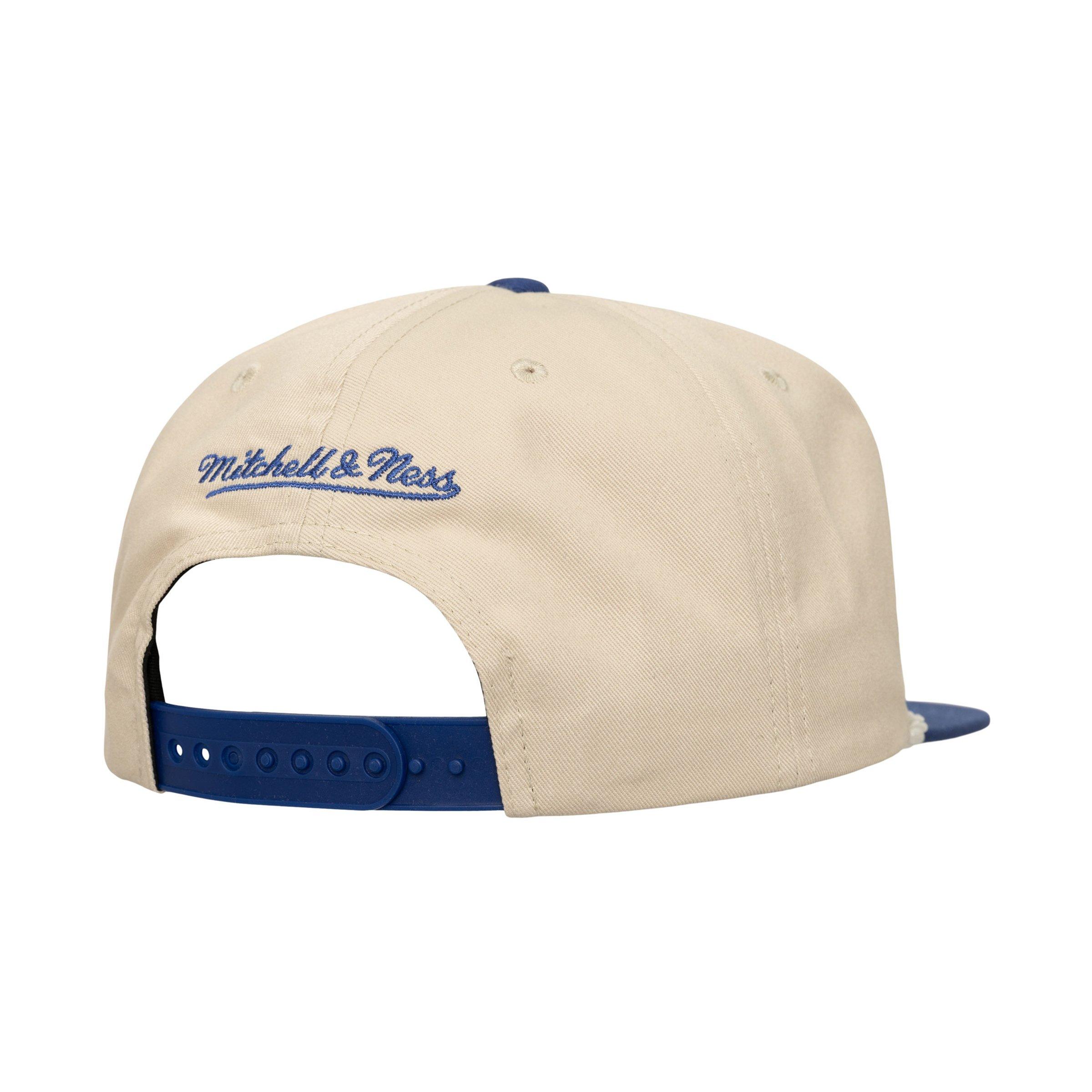 Mitchell &amp; Ness Los Angeles Dodgers Cityscape Snapback Hat-Cream