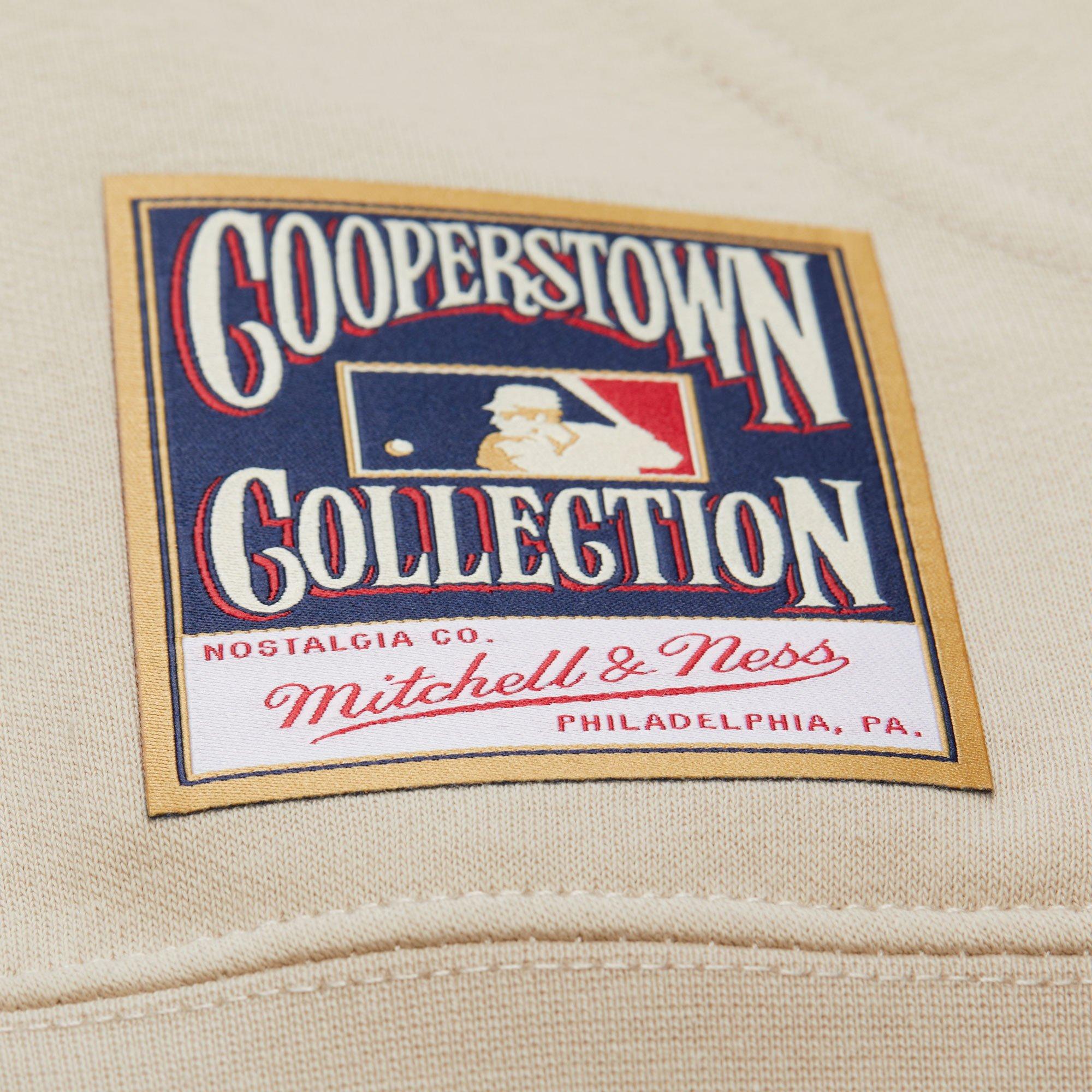 Mitchell & Ness Los Angeles Dodgers Cityscape Fleece Hoodie-Cream - CREAM Thumbnail View 5