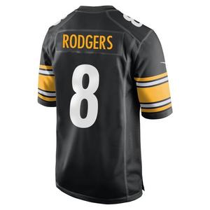 Nike Pittsburgh Steelers Aaron Rodgers Home Jersey-Black