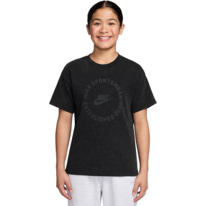 Nike Big Kids' Sportswear Tee-Black