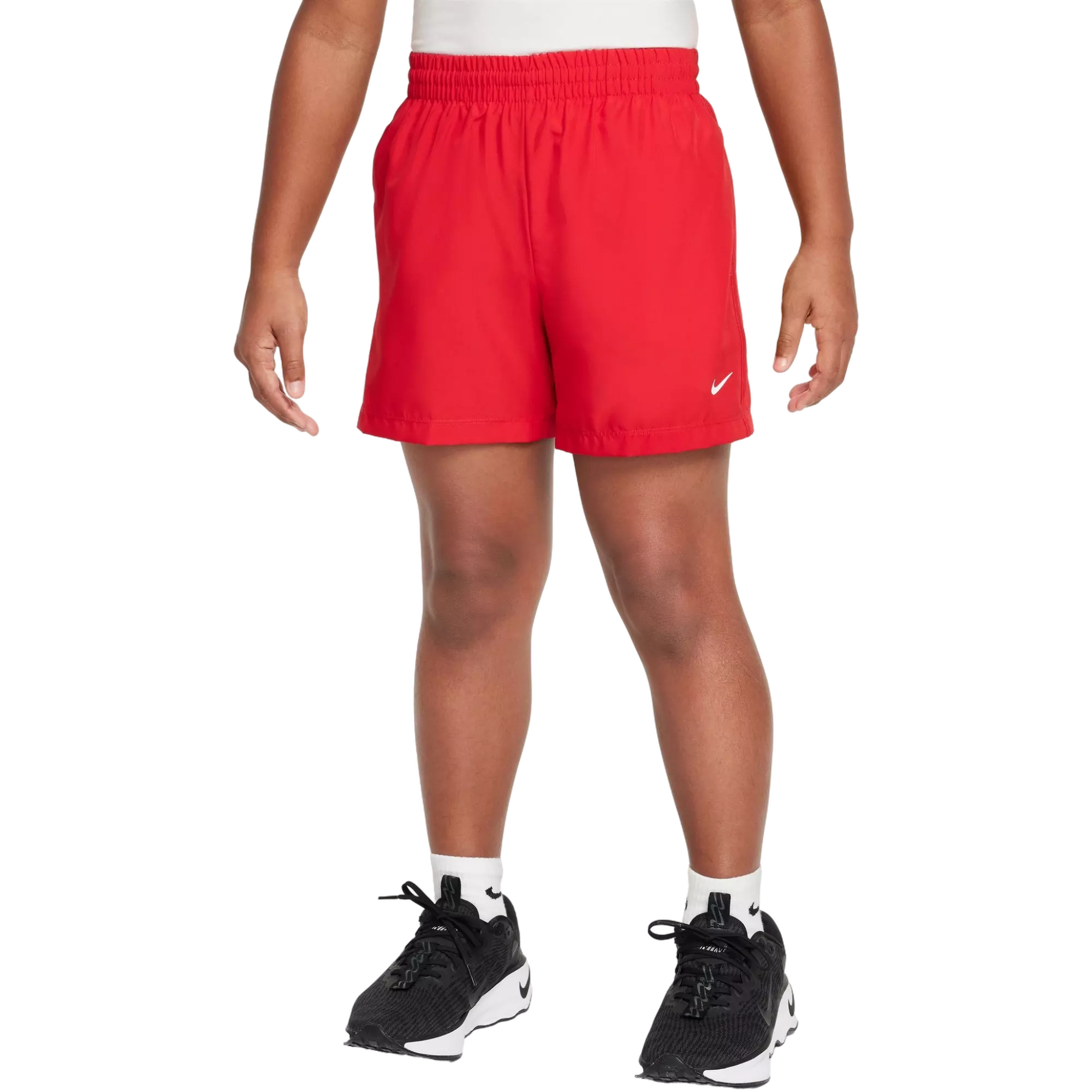 Nike Big Boys' Multi Dri-FIT 4" Woven Shorts - Red - RED