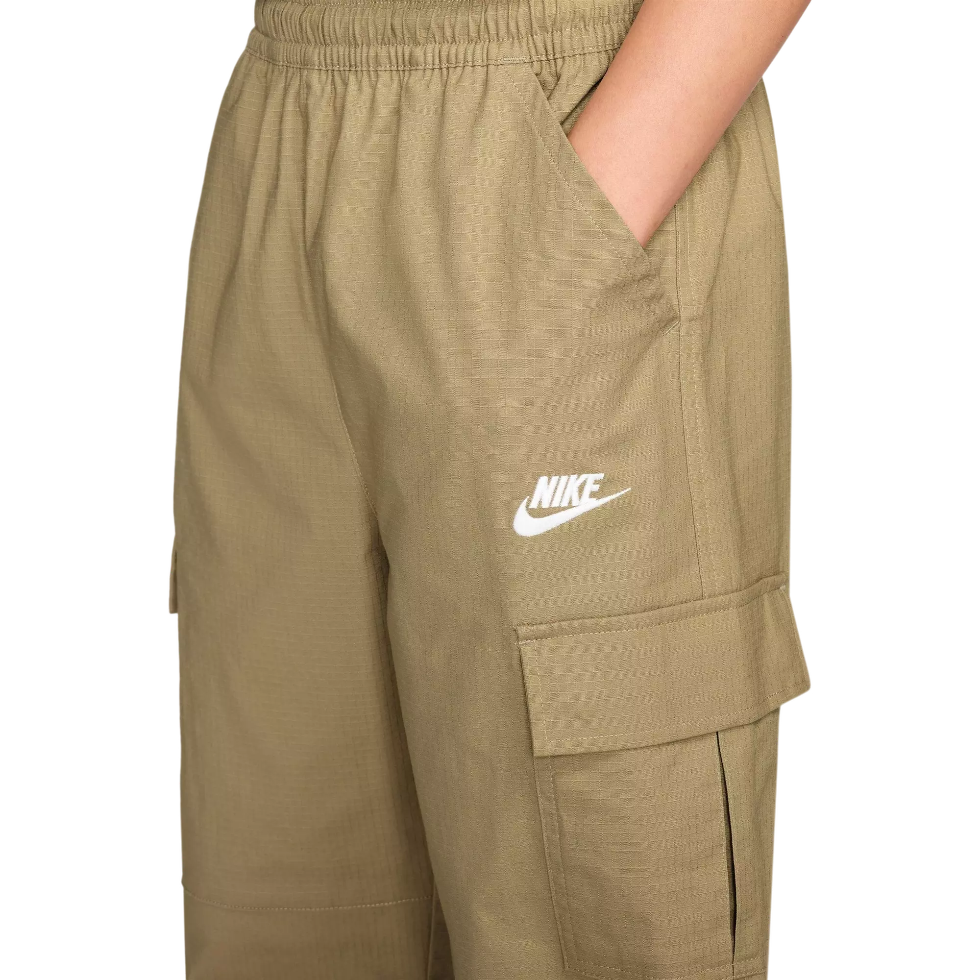 Nike Big Boys' Sportswear Club Woven Cargo Pants - KHAKI