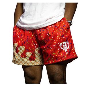 Baseball Lifestyle 101 Big Boys' Cherry Ice Cream Shorts