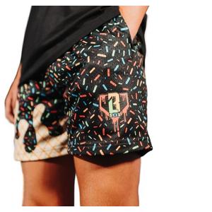 Baseball Lifestyle 101 Big Boys' Black Ice Cream Shorts - Midnight Sundae