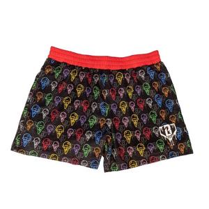 Baseball Lifestyle 101 Big Boys' Black/Neon Ice Cream Print Short