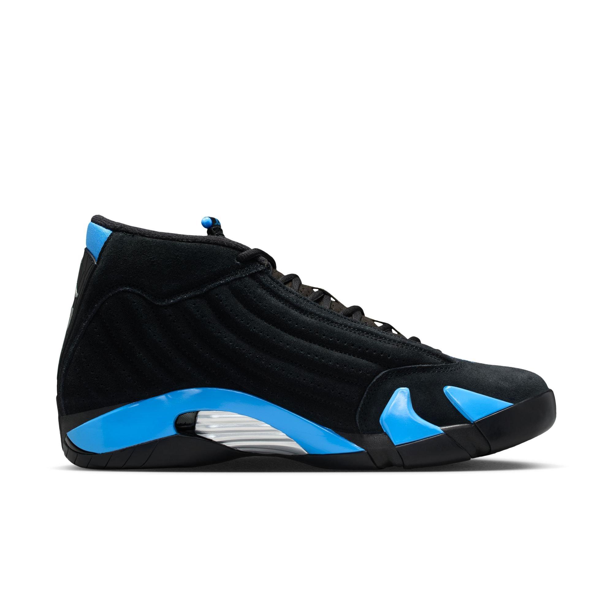 Air Jordan Retro 14 Black/ University Blue 
Size 8 Jordan Air Jordan 14 Retro  main image 2