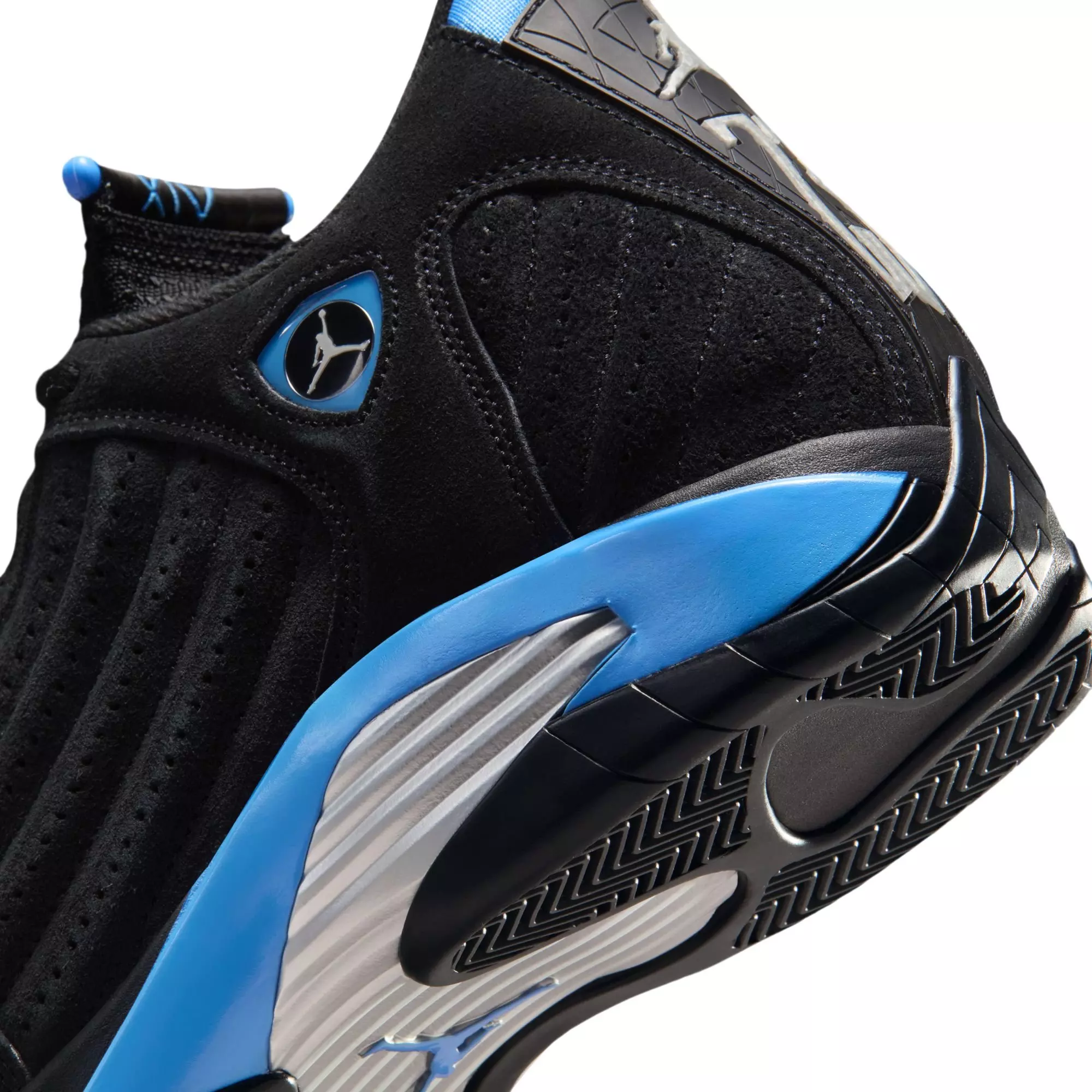 Jordan 14 Retro "University Blue" Men's Shoe - BLACK/WHITE/UNIVERSITY BLUE