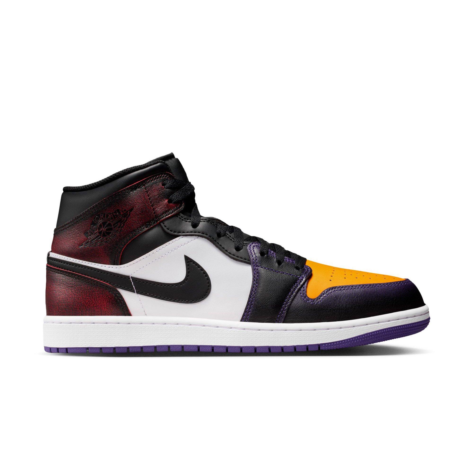 Jordan 1 Mid SE "True Red/Black/White/Court Purple" Men's Shoe - MULTI-COLOR Thumbnail View 1