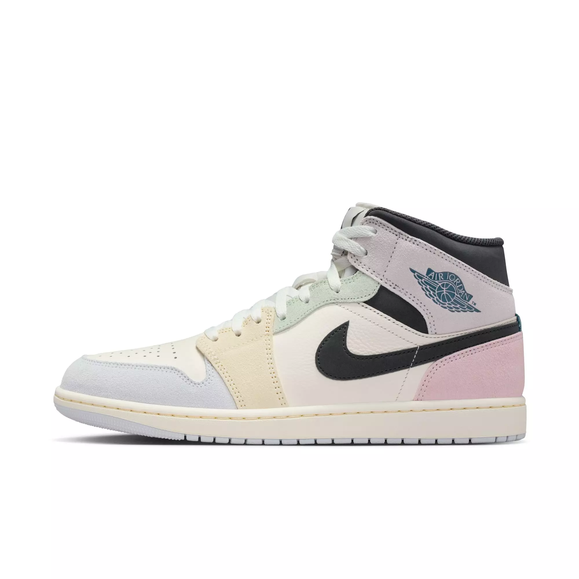 Jordan 1 Mid SE "Sail/Iced Jade/Anthracite/Jade Aura" Men's Shoe - MULTI-COLOR