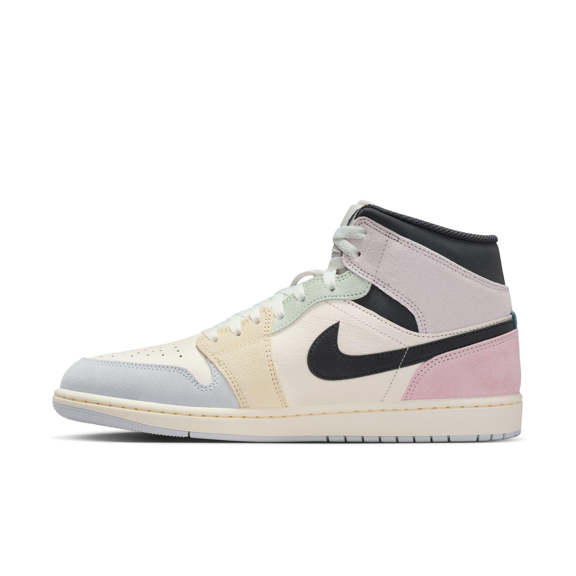 Jordan 1 Mid SE "Sail/Iced Jade/Anthracite/Jade Aura" Men's Shoe - MULTI-COLOR Thumbnail View 4