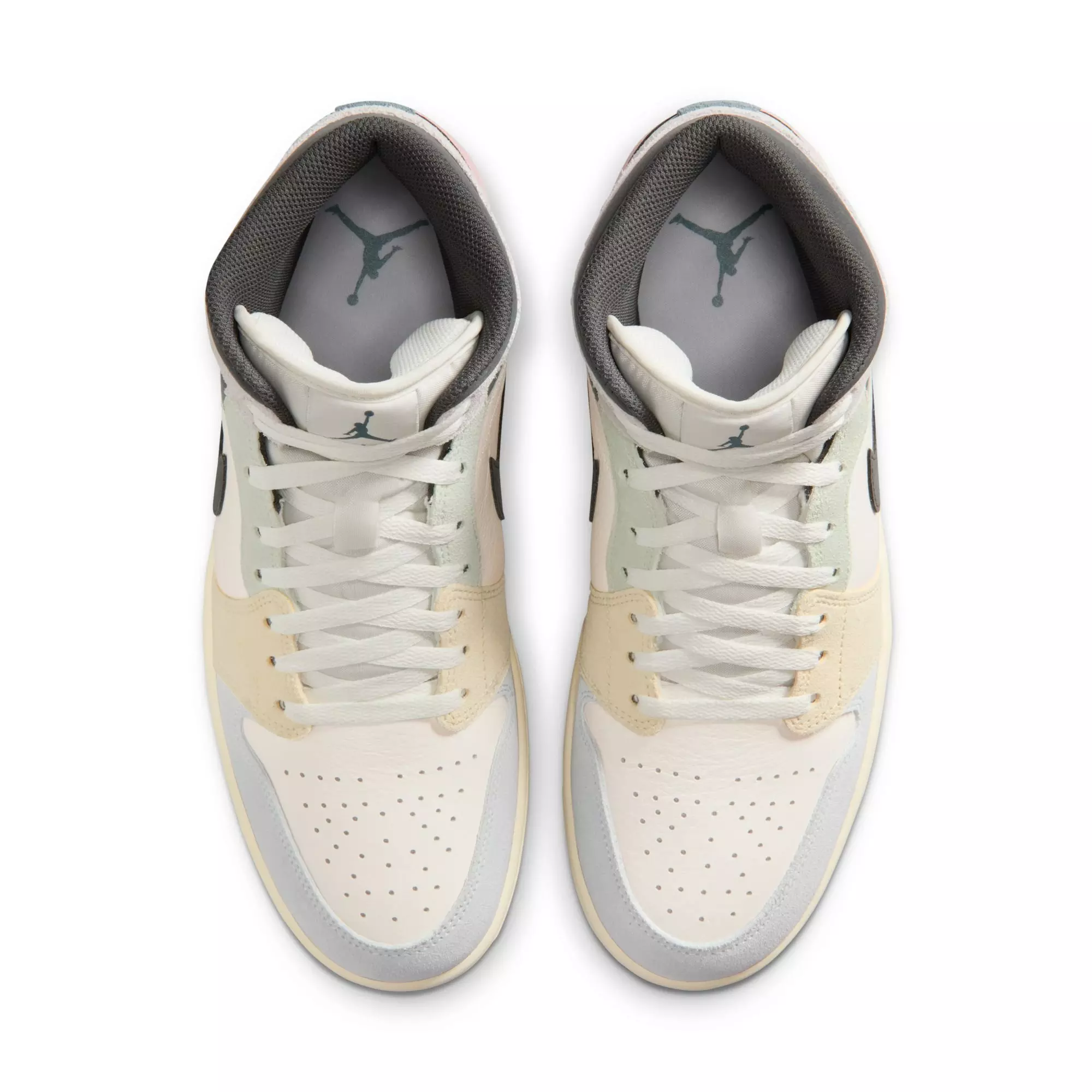 Jordan 1 Mid SE "Sail/Iced Jade/Anthracite/Jade Aura" Men's Shoe - MULTI-COLOR