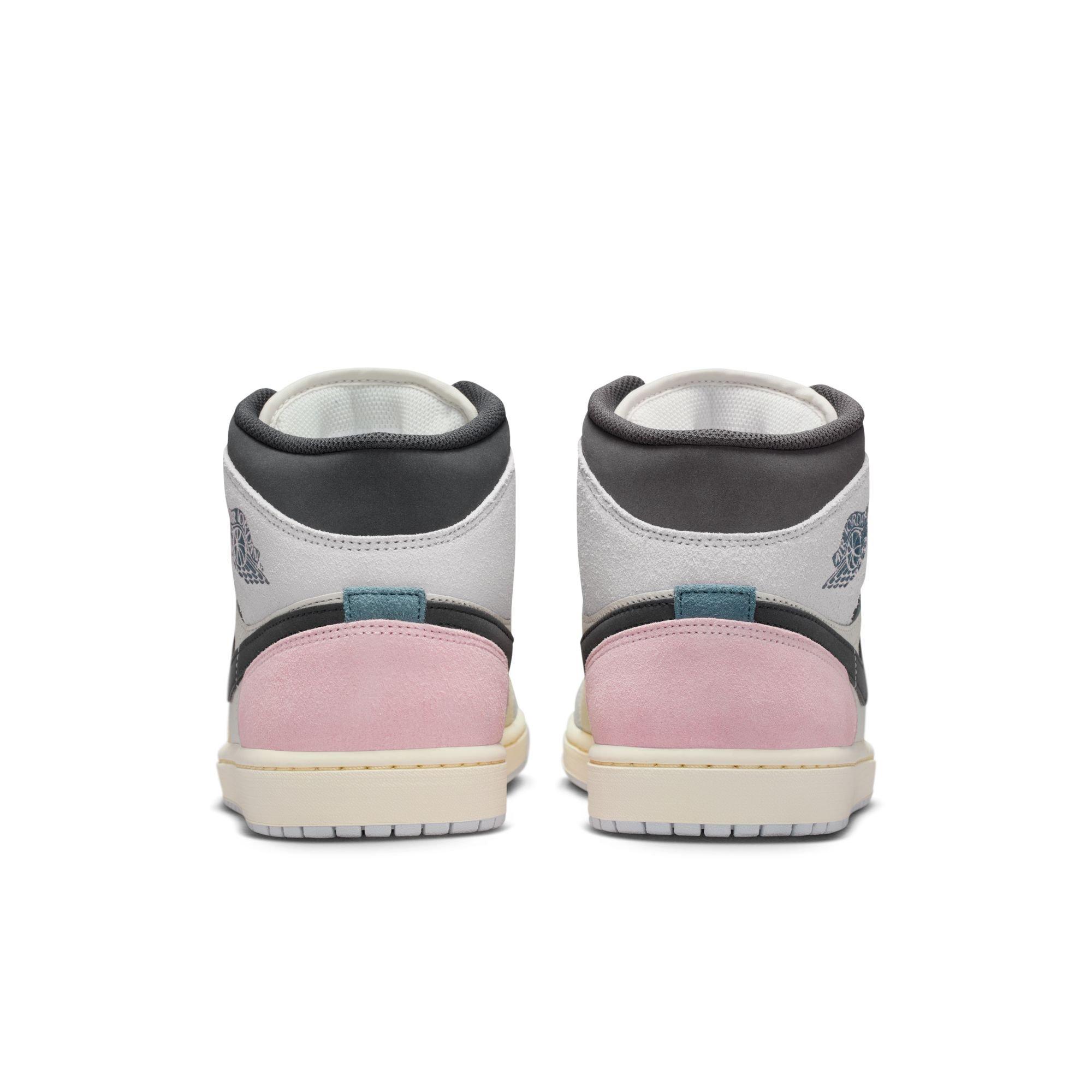 Jordan 1 Mid SE "Sail/Iced Jade/Anthracite/Jade Aura" Men's Shoe - MULTI-COLOR Thumbnail View 7