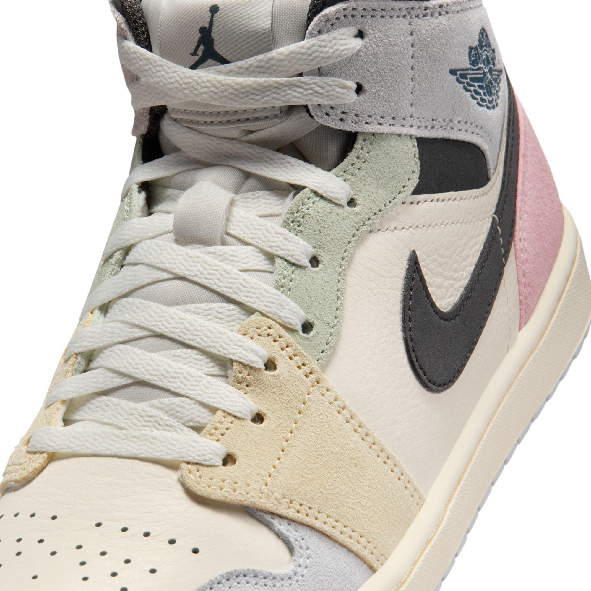 Jordan 1 Mid SE "Sail/Iced Jade/Anthracite/Jade Aura" Men's Shoe - MULTI-COLOR Thumbnail View 9