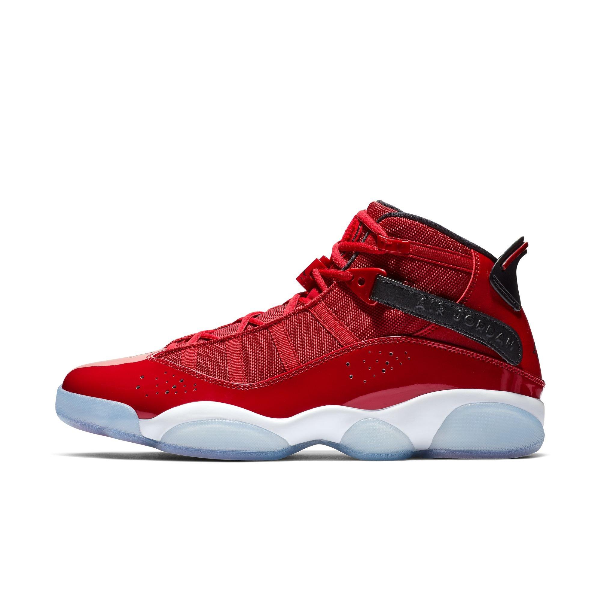 Jordan 6 RIngs "Gym Red/Black/White" Men's Shoe - RED/BLACK Thumbnail View 3