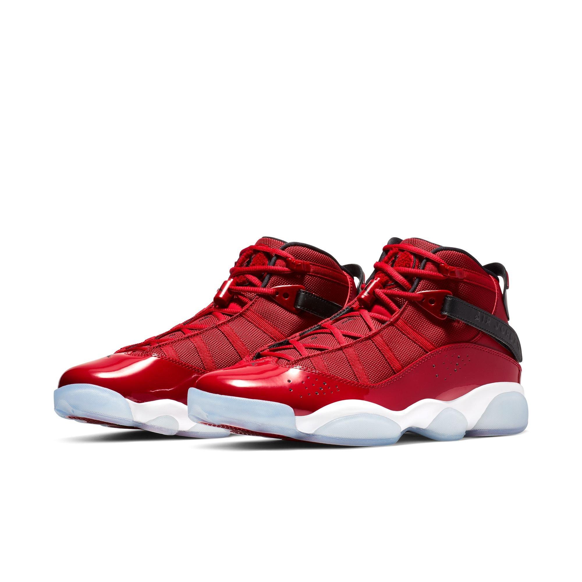 Jordan 6 RIngs "Gym Red/Black/White" Men's Shoe - RED/BLACK Thumbnail View 5