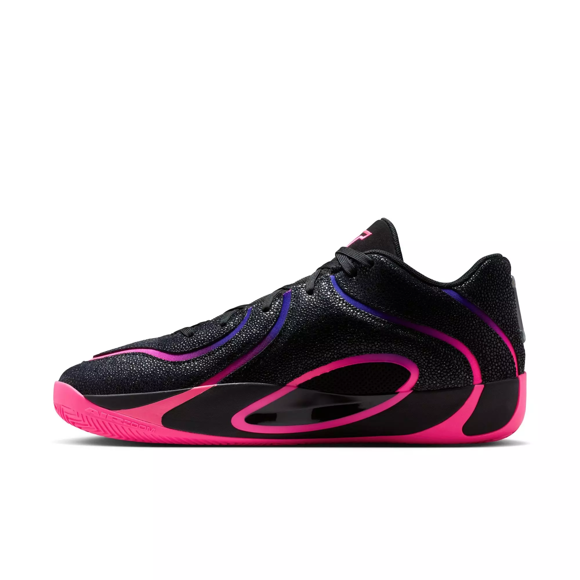 Jordan Tatum 4 "Hyper Pink" Men's Basketball Shoe - BLACK/HYPER PINK/FIERCE PURPLE