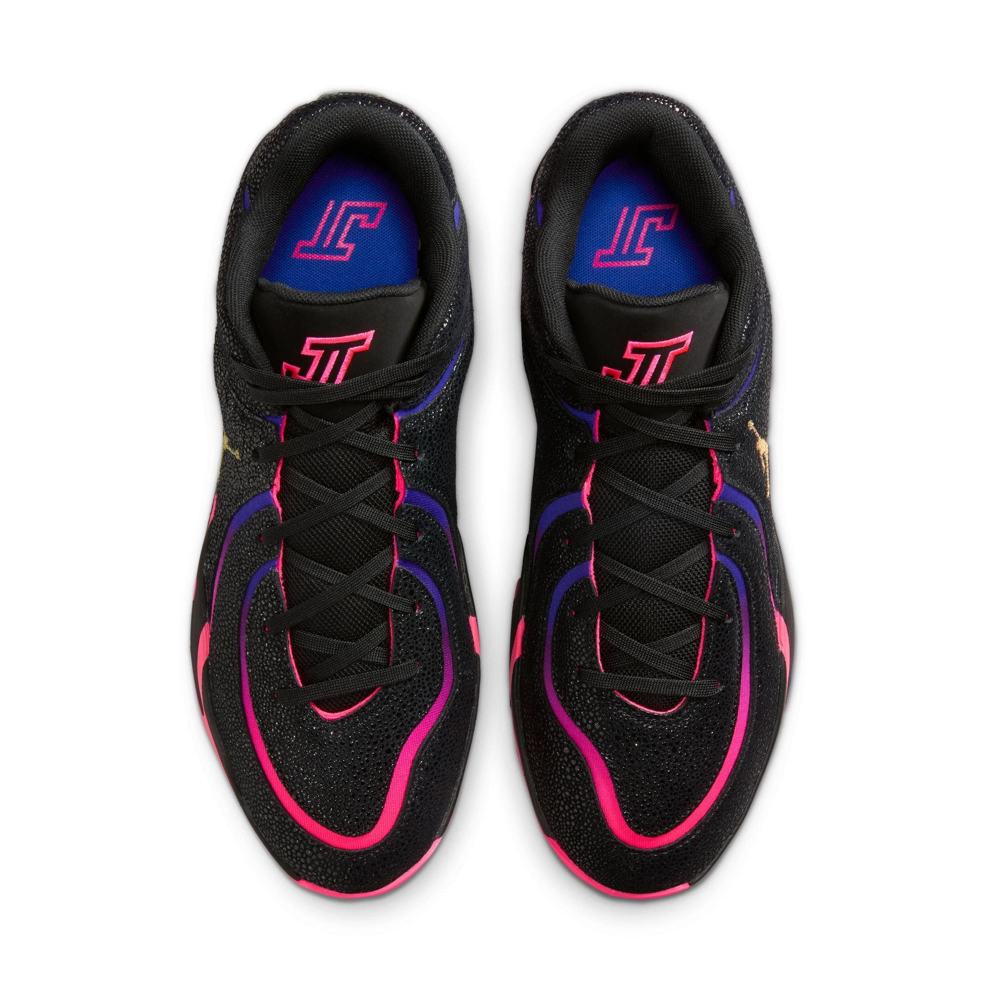 Jordan Tatum 4 "Hyper Pink" Men's Basketball Shoe - BLACK/HYPER PINK/FIERCE PURPLE Thumbnail View 11