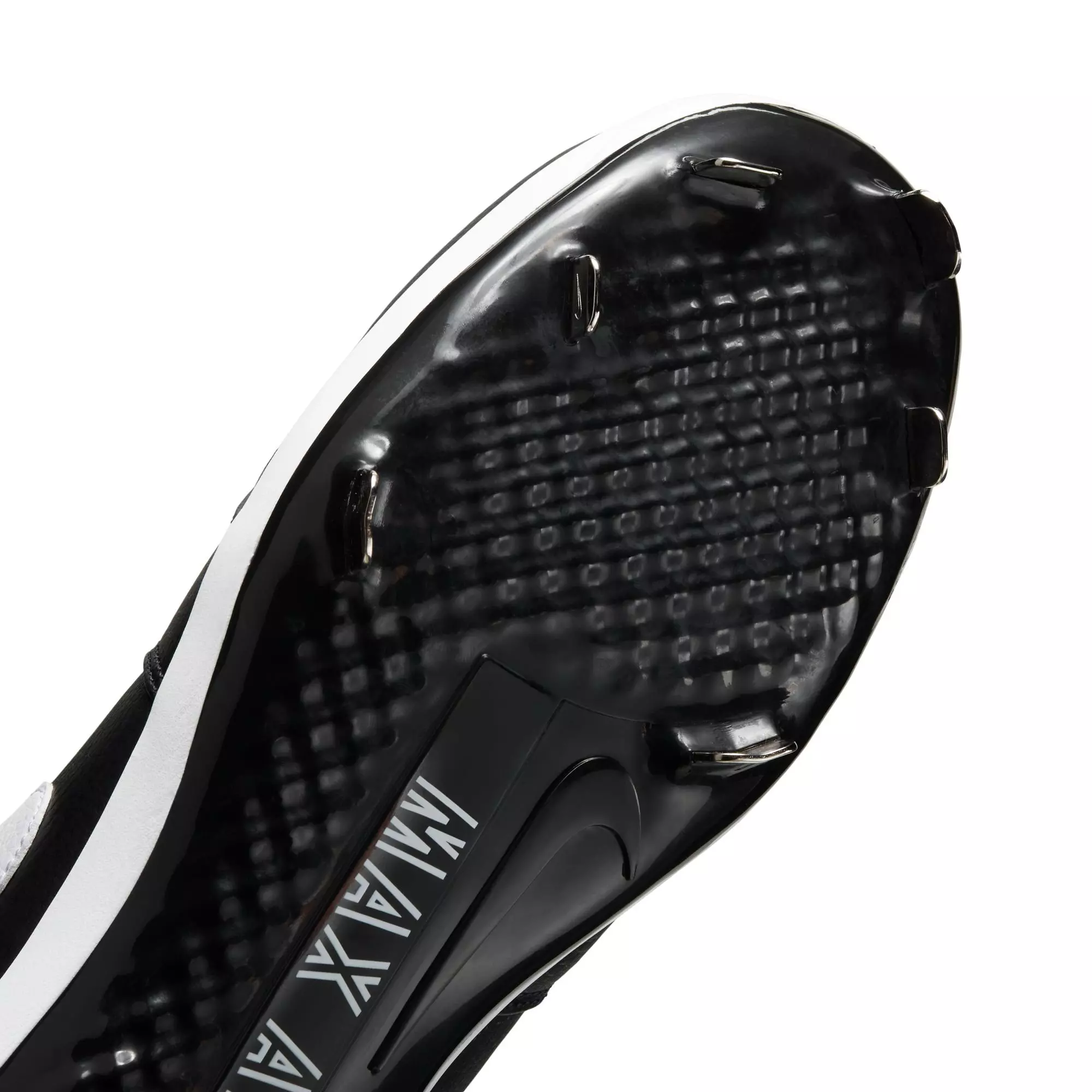 Jordan 1 Retro "Black/White" Men's Baseball Cleat - BLACK/WHITE